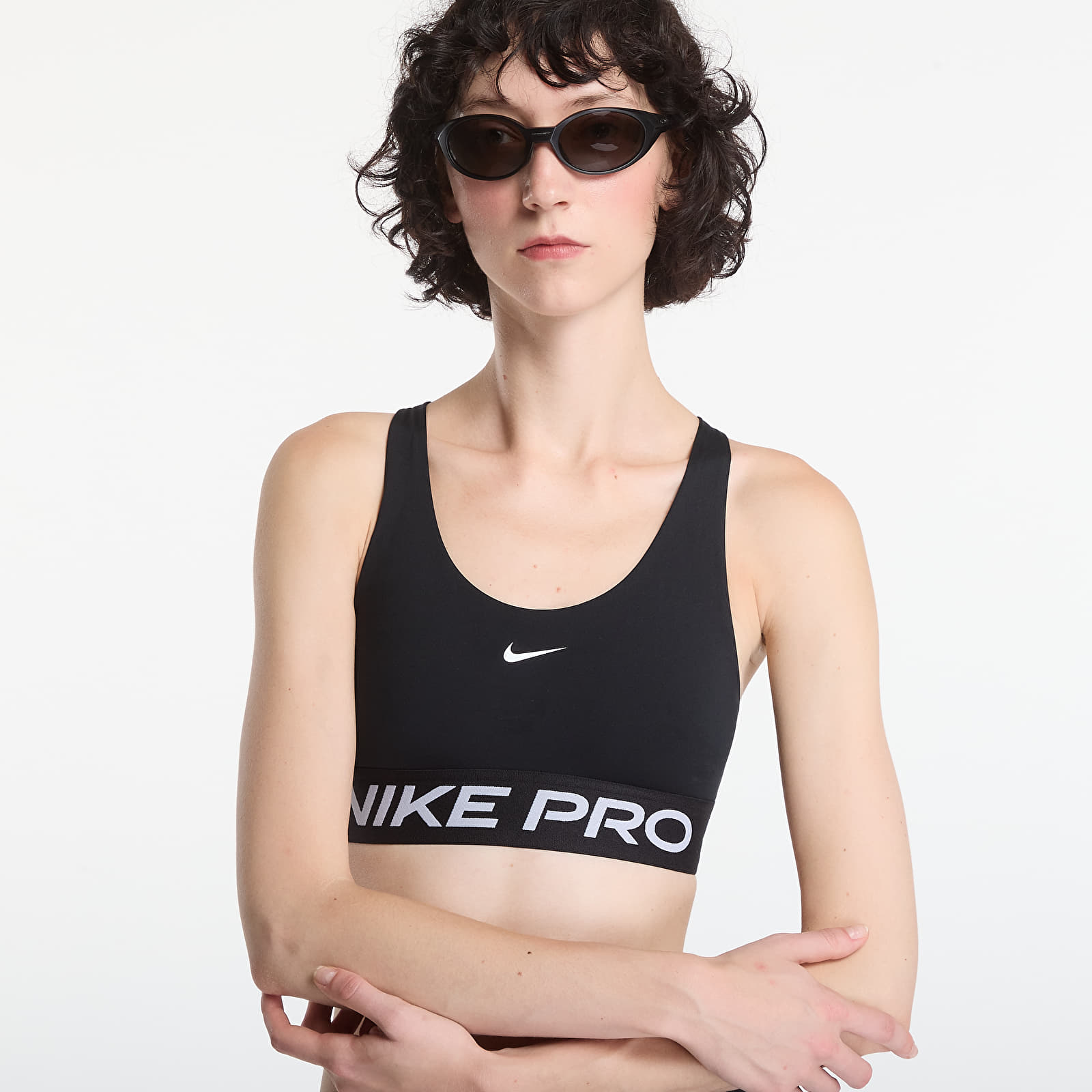 Reggiseni Nike Pro 365 Women's Light-Support Non-Padded Sports Bra Black/ White