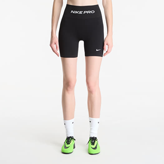 Nike Pro Seamless Women's High-Waisted 5" Biker Shorts Black/ White