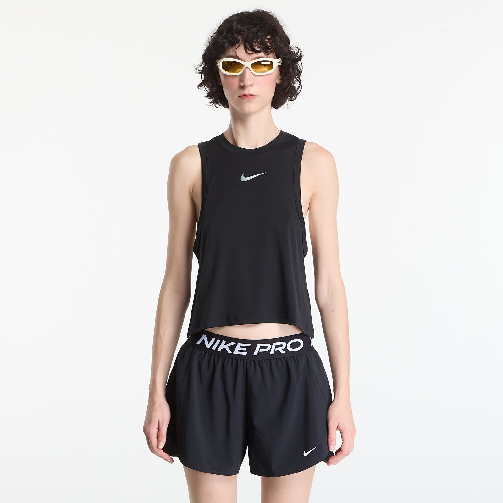 Vests Nike Pro Women's Dri-FIT Tank Top Black/ White