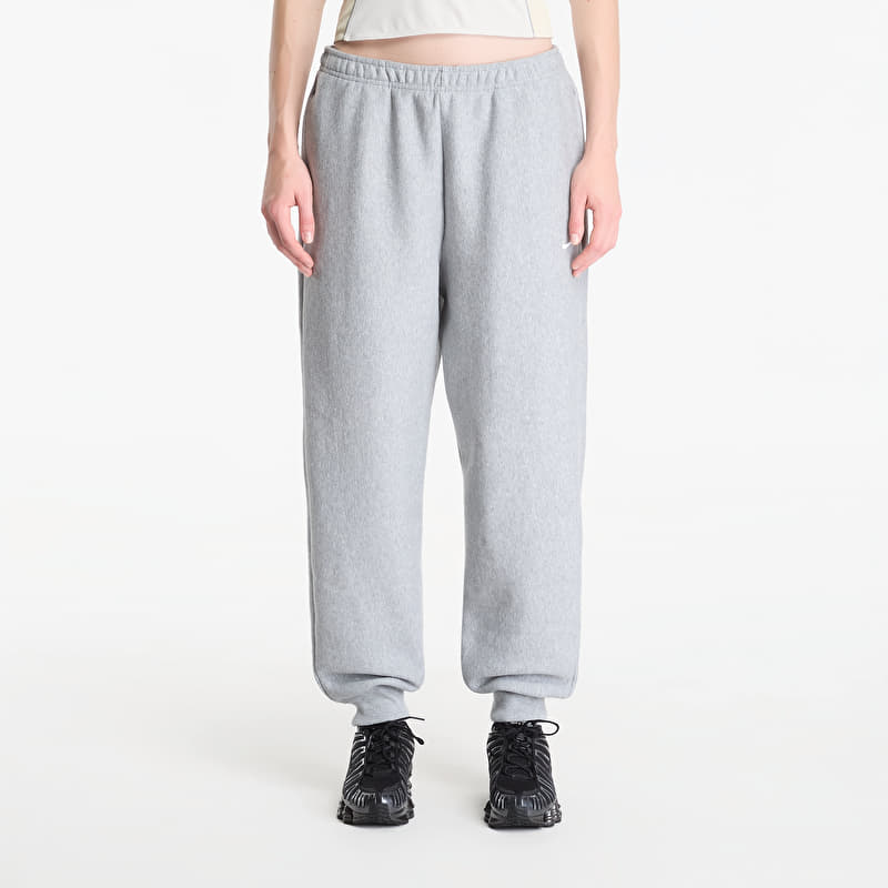Φόρμα Nike Studio Fleece Heavyweight Women's Oversized High-Rise Joggers Dk Grey Heather/ Sail