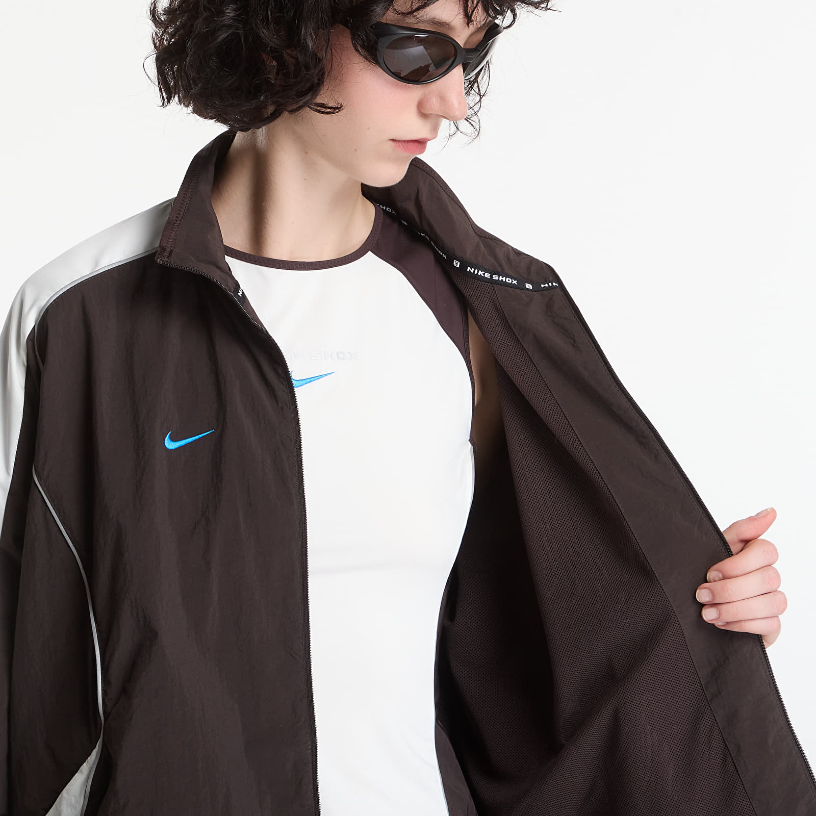 Jackets Nike Sportswear Women's Woven Jacket Velvet Brown/ Sail/ Sail