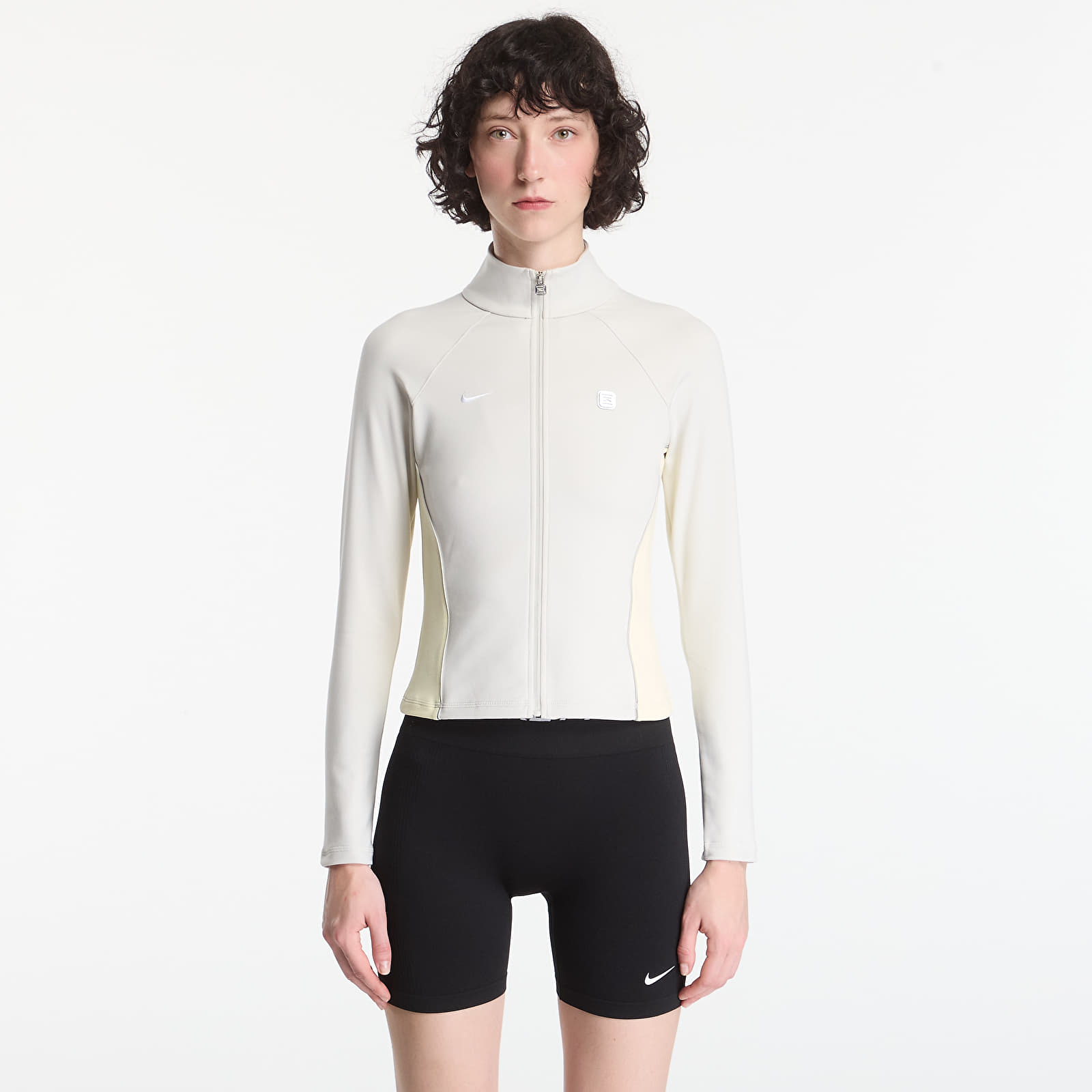 Women's hoodies Nike Sportswear Women's Full-Zip Long-Sleeve Top Light Bone/ Alabaster