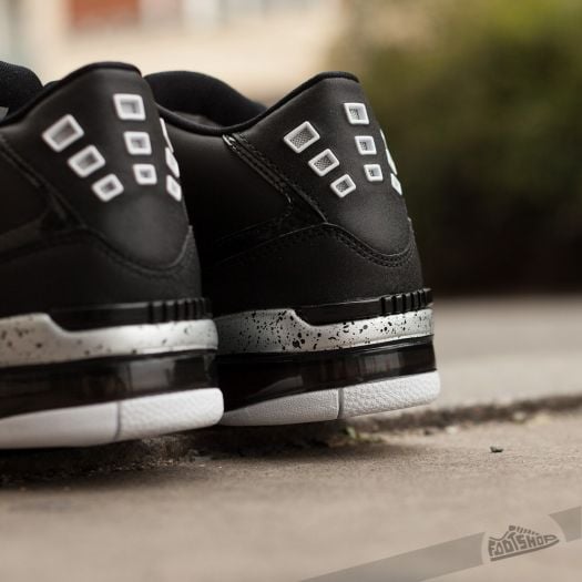 black white silver jordans