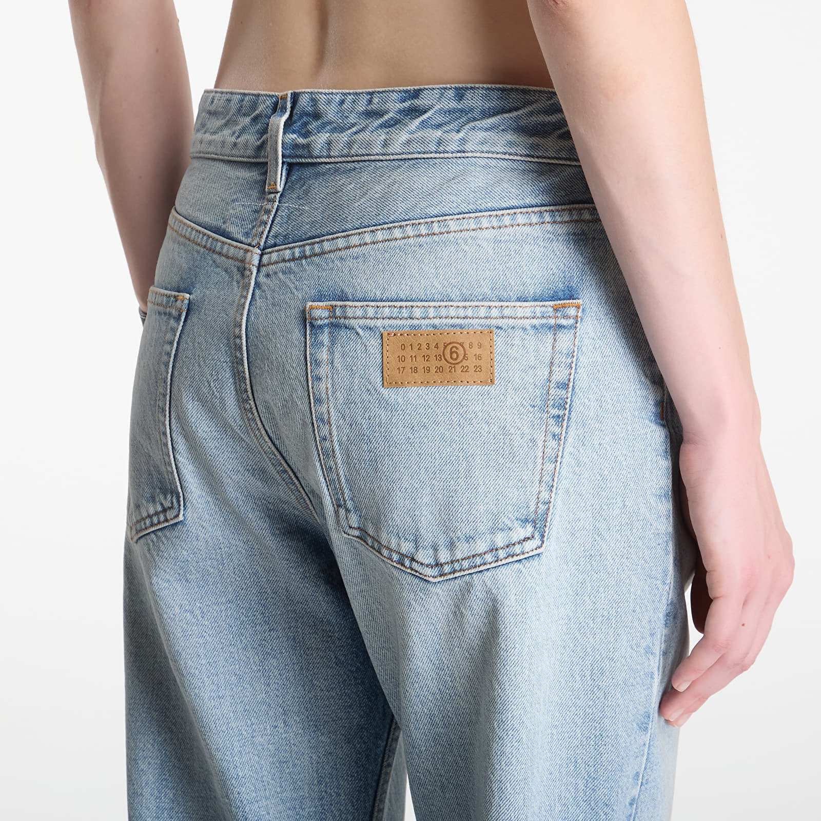 Jeans MM6 Pants 5 Pockets Medium Blue