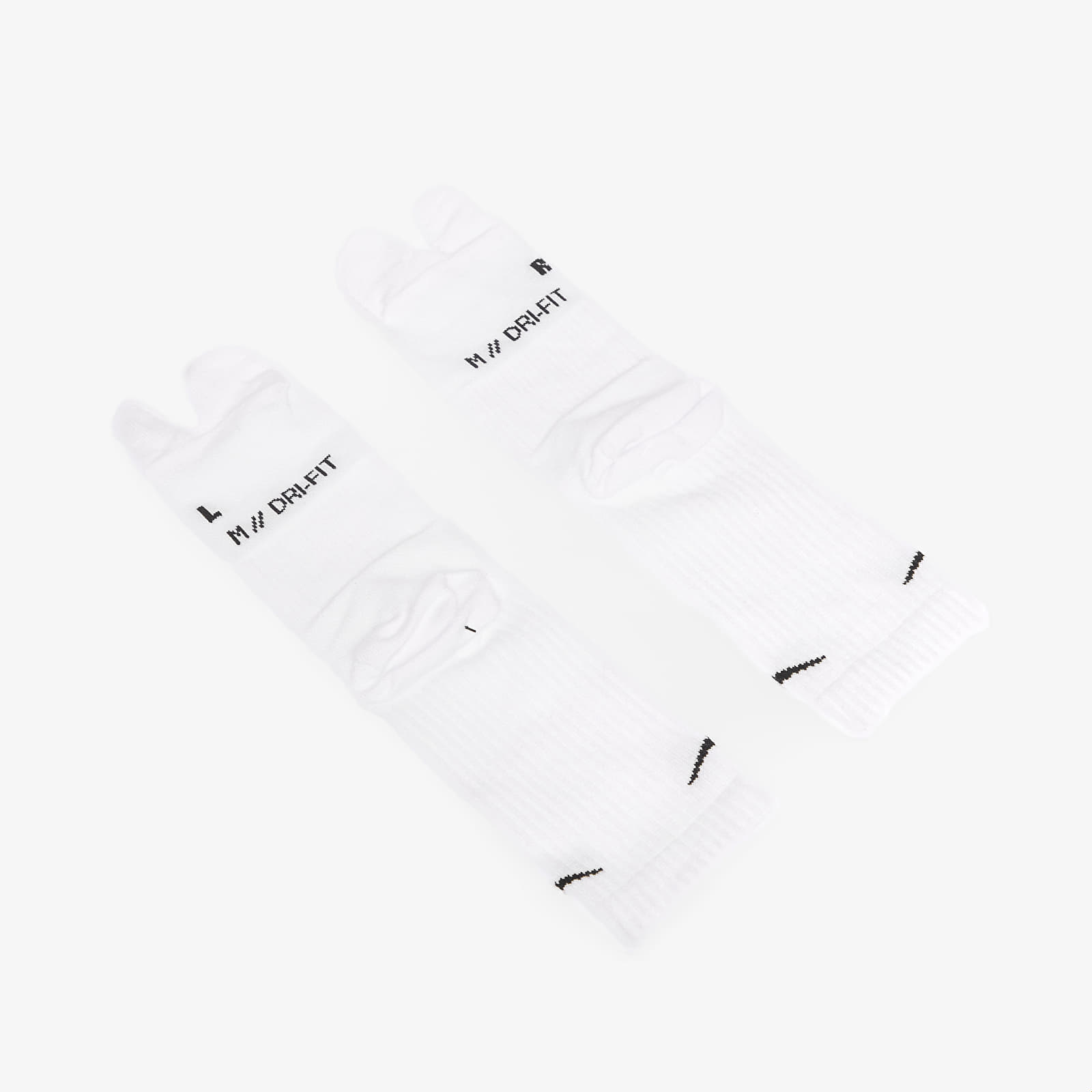 Sokken Nike Everyday Plus Lightweight Crew Split-Toe Socks White/ Black