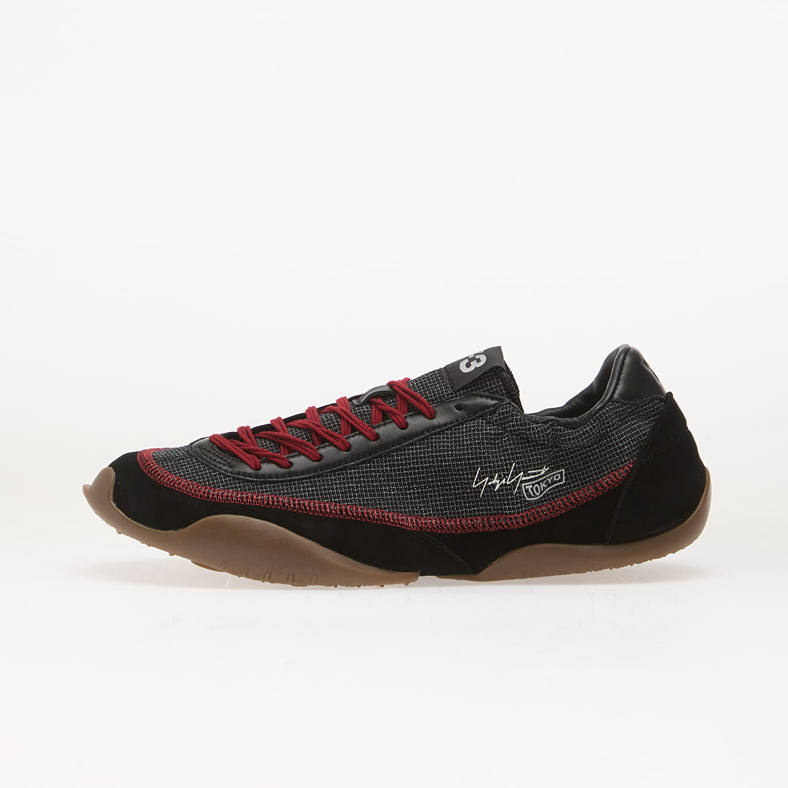 Ανδρικά παπούτσια Y-3 Tokyo Warped Black/ Active Maroon/ Gum5