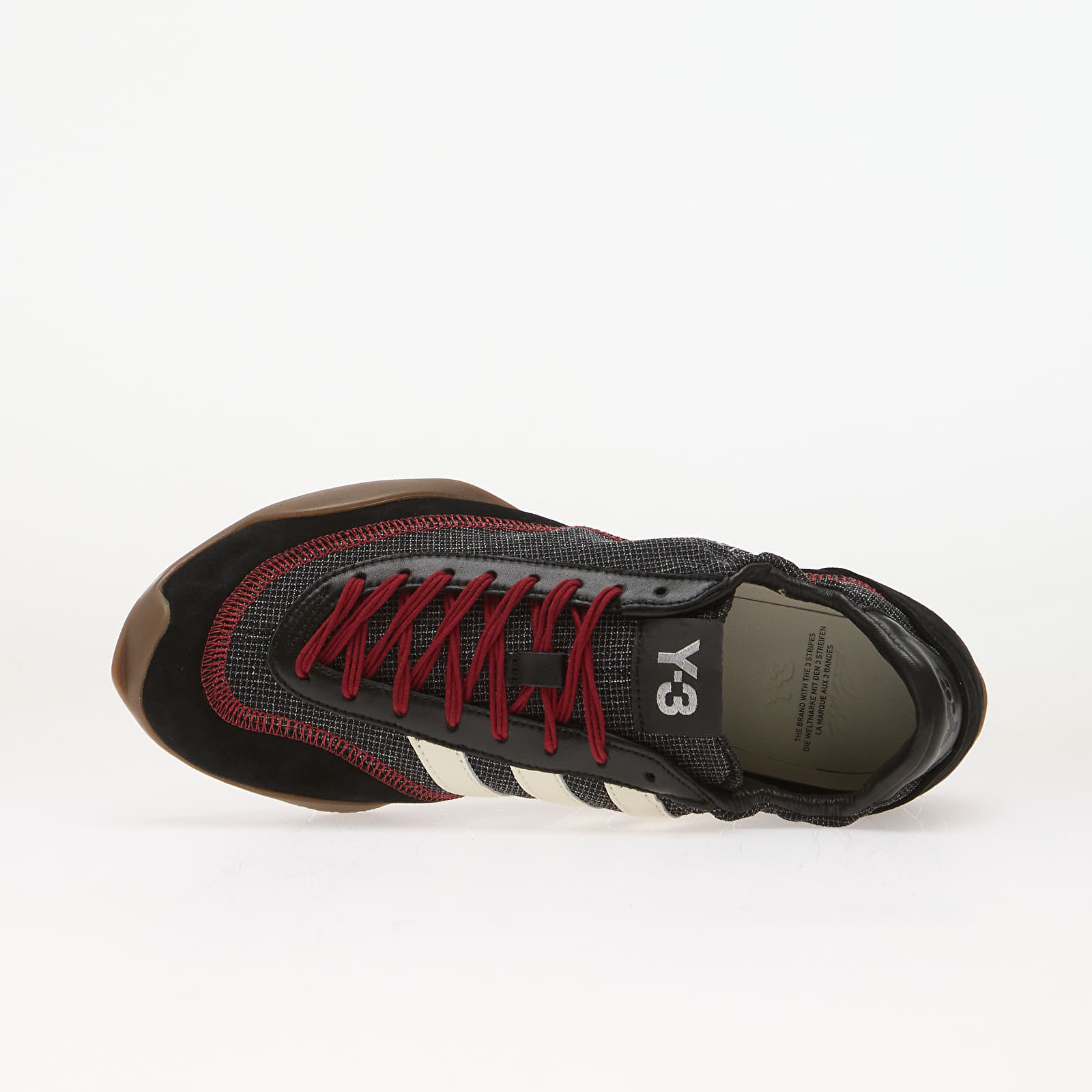 Ανδρικά παπούτσια Y-3 Tokyo Warped Black/ Active Maroon/ Gum5