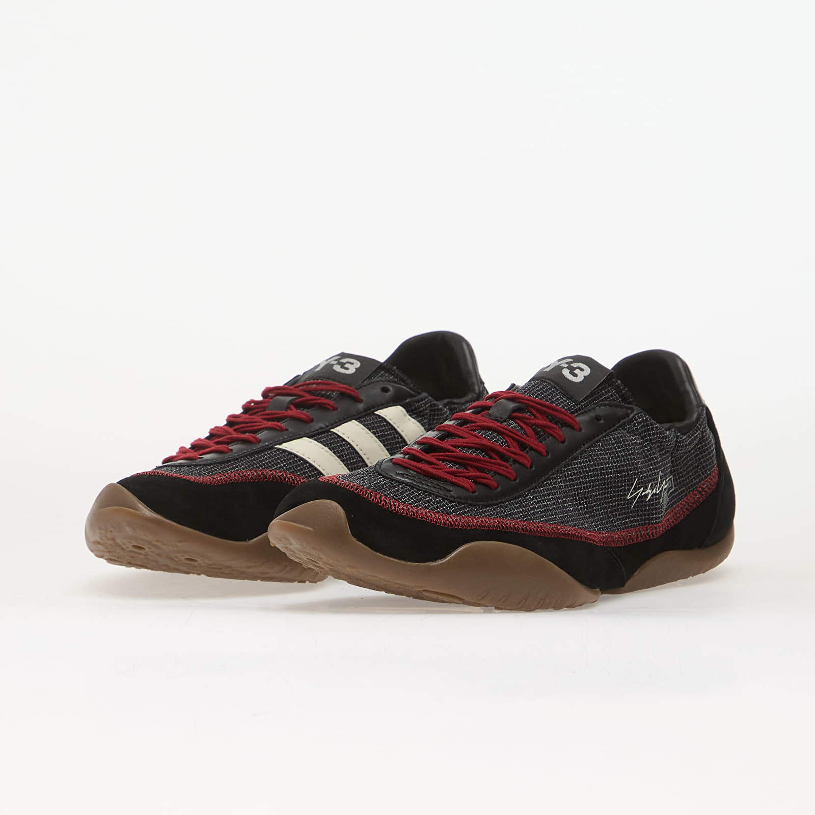 Ανδρικά παπούτσια Y-3 Tokyo Warped Black/ Active Maroon/ Gum5