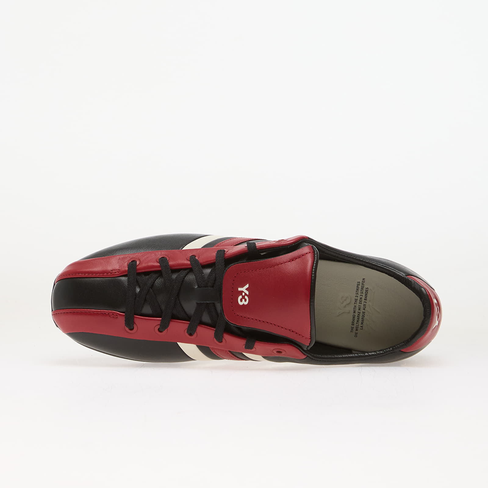 Buty męskie Y-3 Field Black/ Active Maroon/ Off White