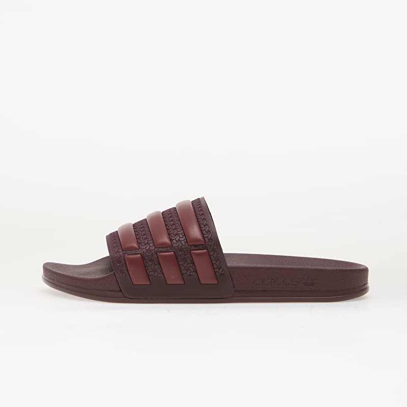adidas Adilette OG Comfort Slides Maroon/ Shadow Red/ Maroon