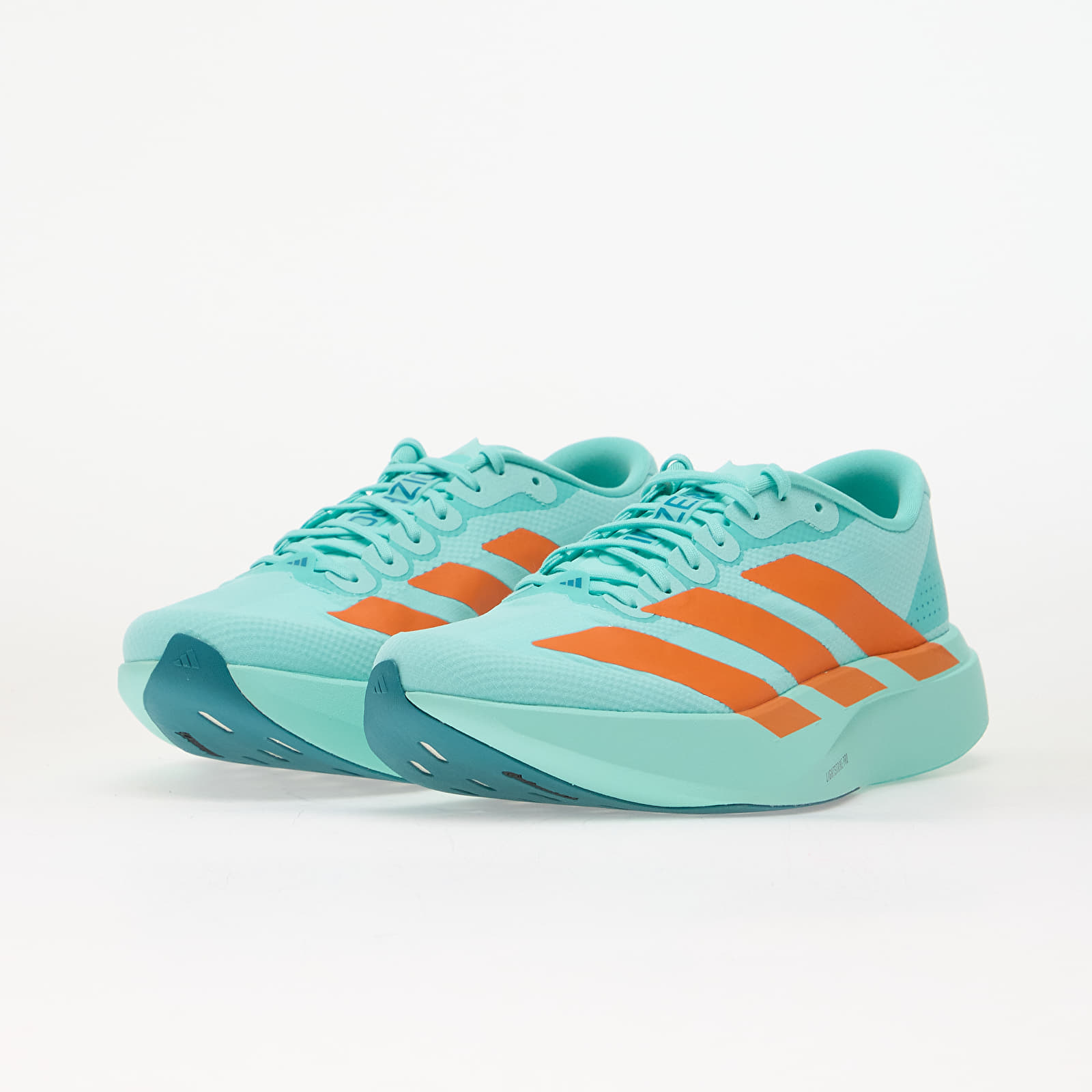 Men's shoes adidas ADIZERO EVO SL Woven Flash Aqua/ Impact Orange/ Arctic Fusion