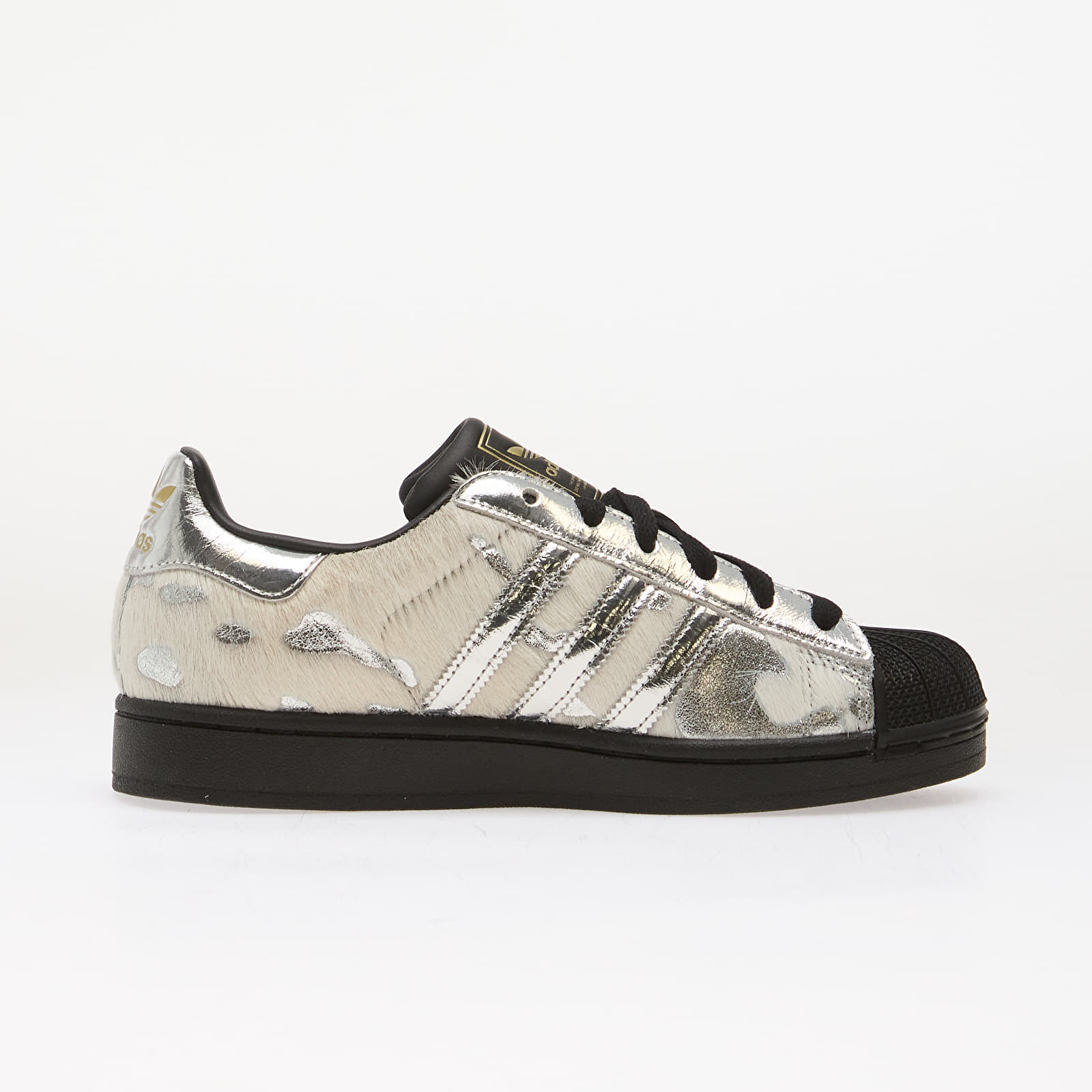 Women's shoes adidas Superstar II Cream White/ Silver Met./ Core Black