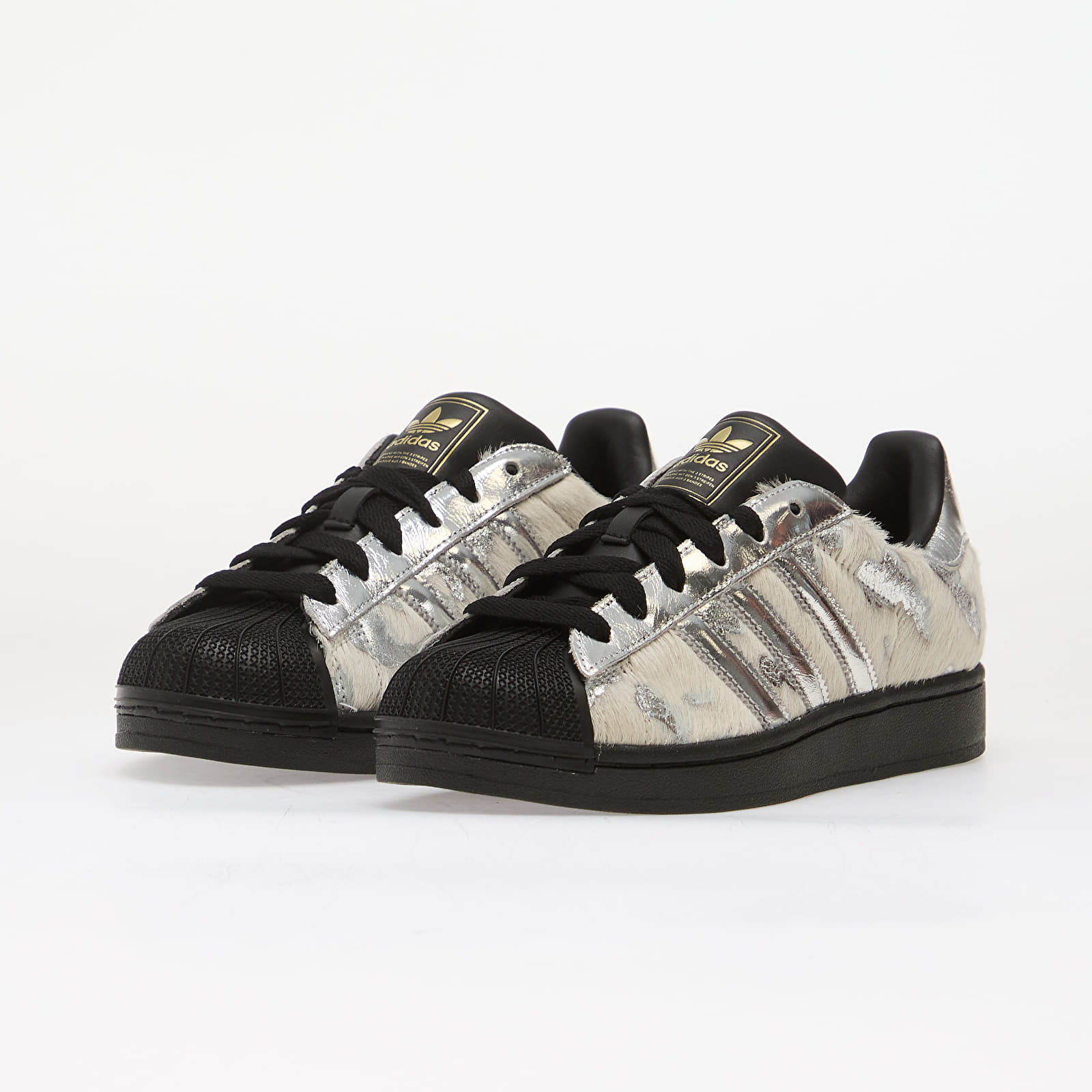 Women's shoes adidas Superstar II Cream White/ Silver Met./ Core Black