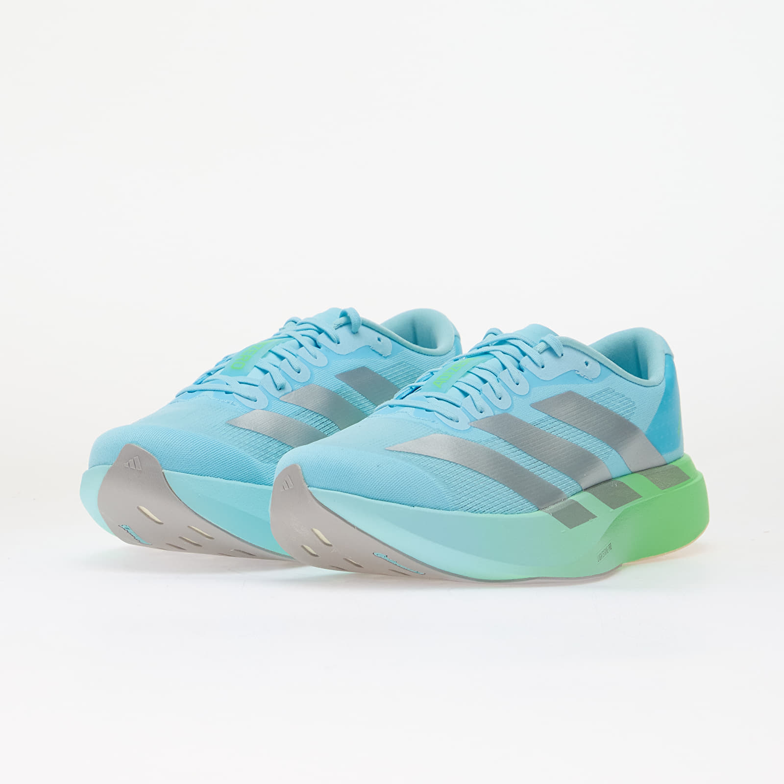 Meeste kingad adidas Adizero EVO SL LIGHTSTRIKEPRO Bliss Blue/ Silver Met./ Screaming Green