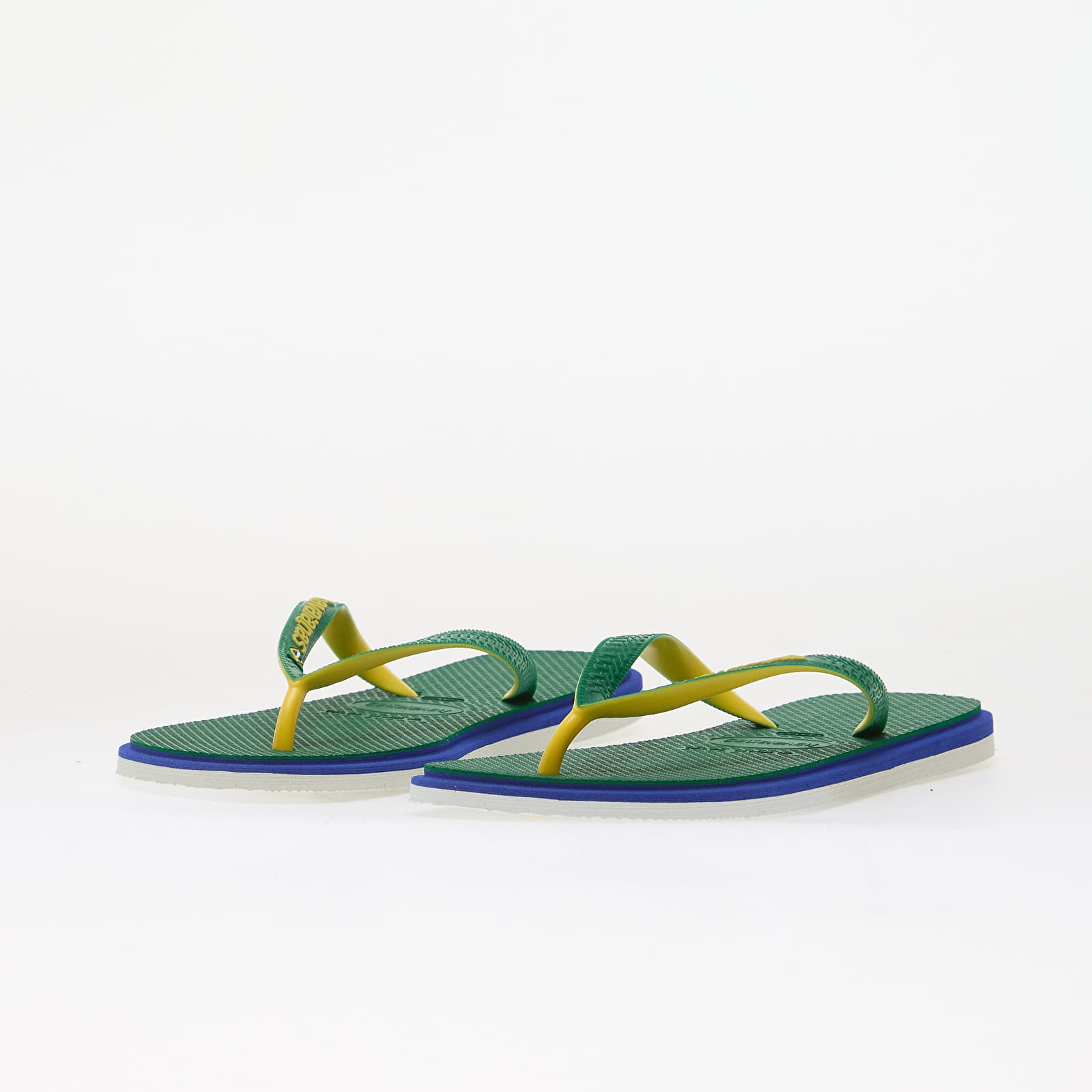 Slides för män Havaianas Brasil Twist Green 4