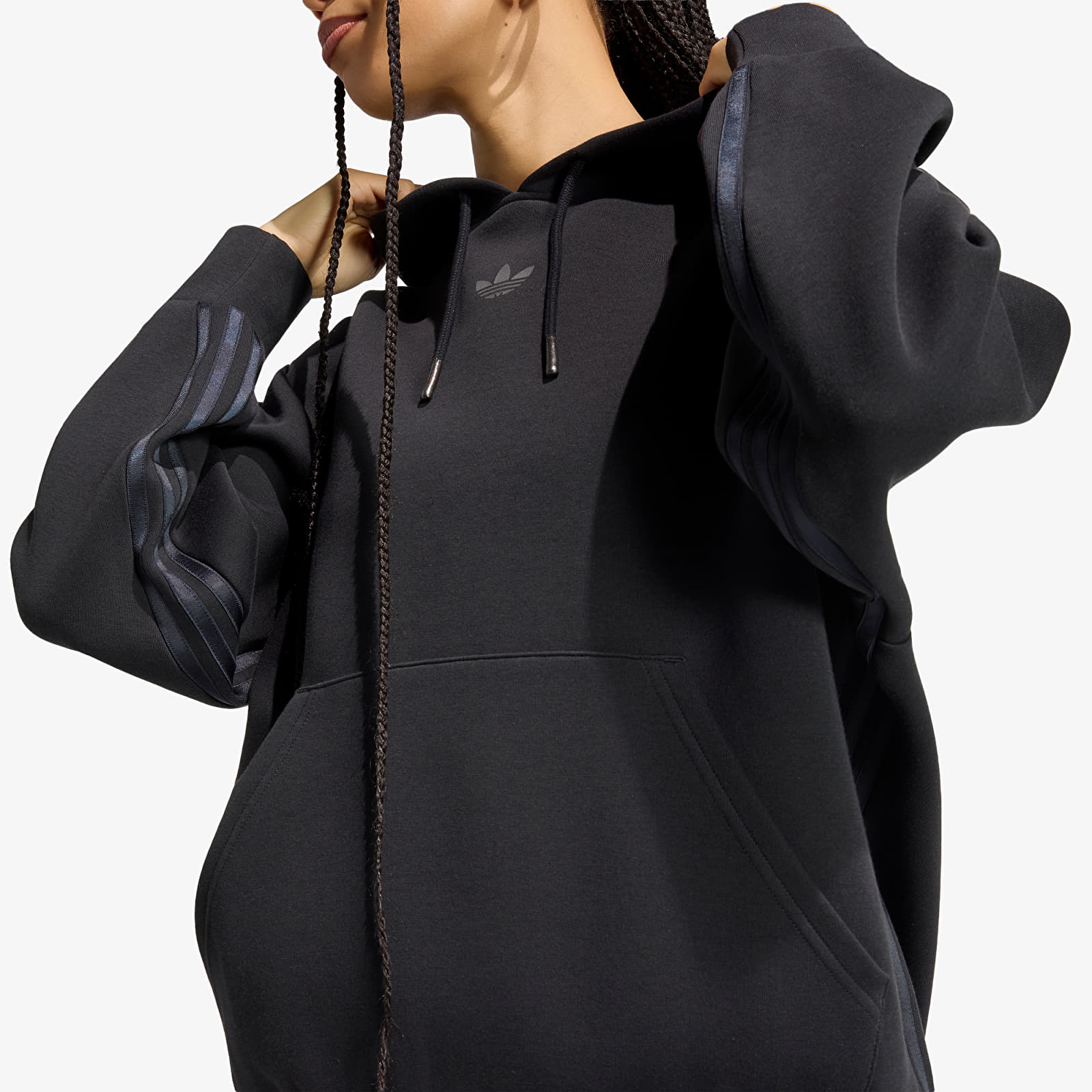 Hoodies and sweatshirts  adidas Spacer Hoodie Black/ Black Reflective/ Night Grey