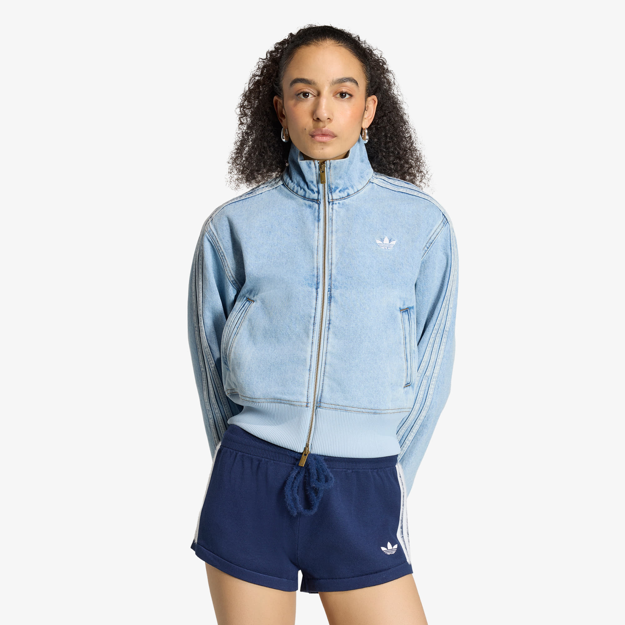 Bunda adidas Firebird Denim Tracktop Light Denim XL