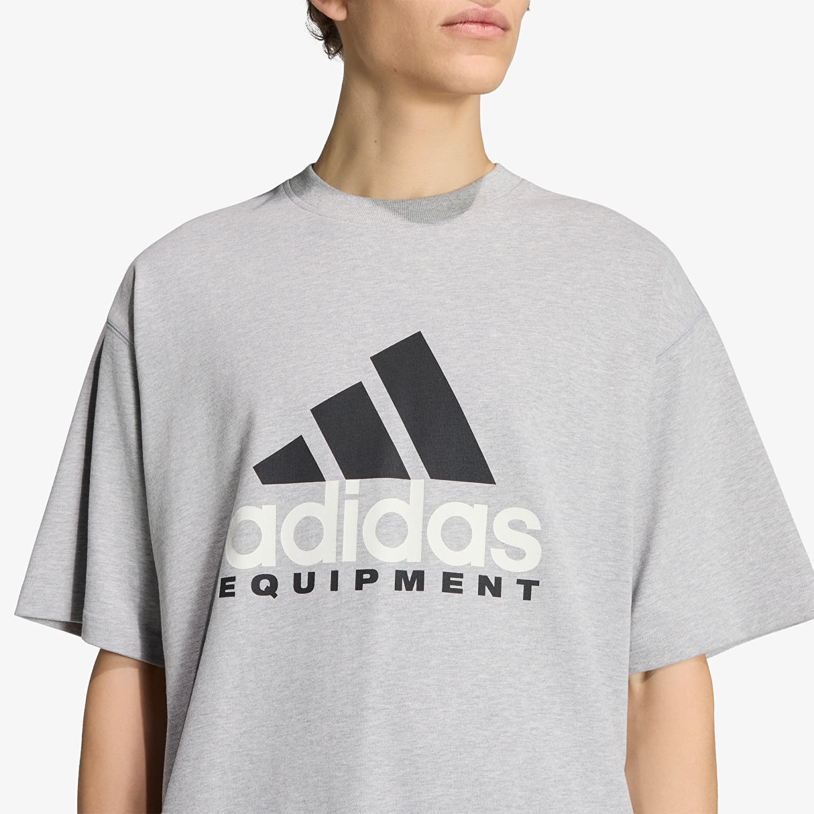 Мужские футболки adidas Equipment Logo Tee Medium Grey Heather