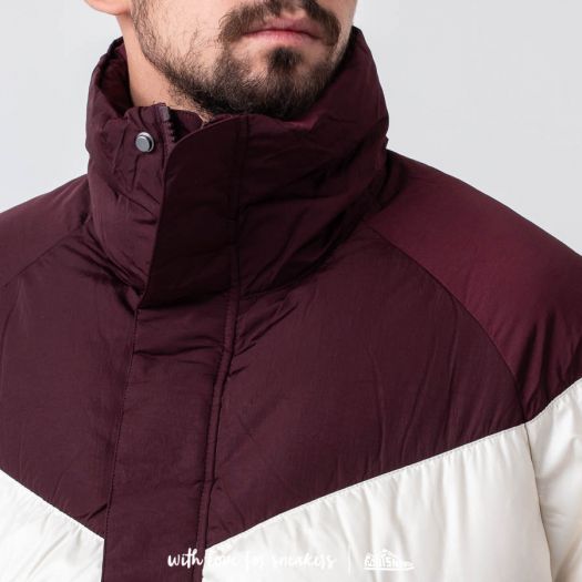 Nike down fill store jacket burgundy