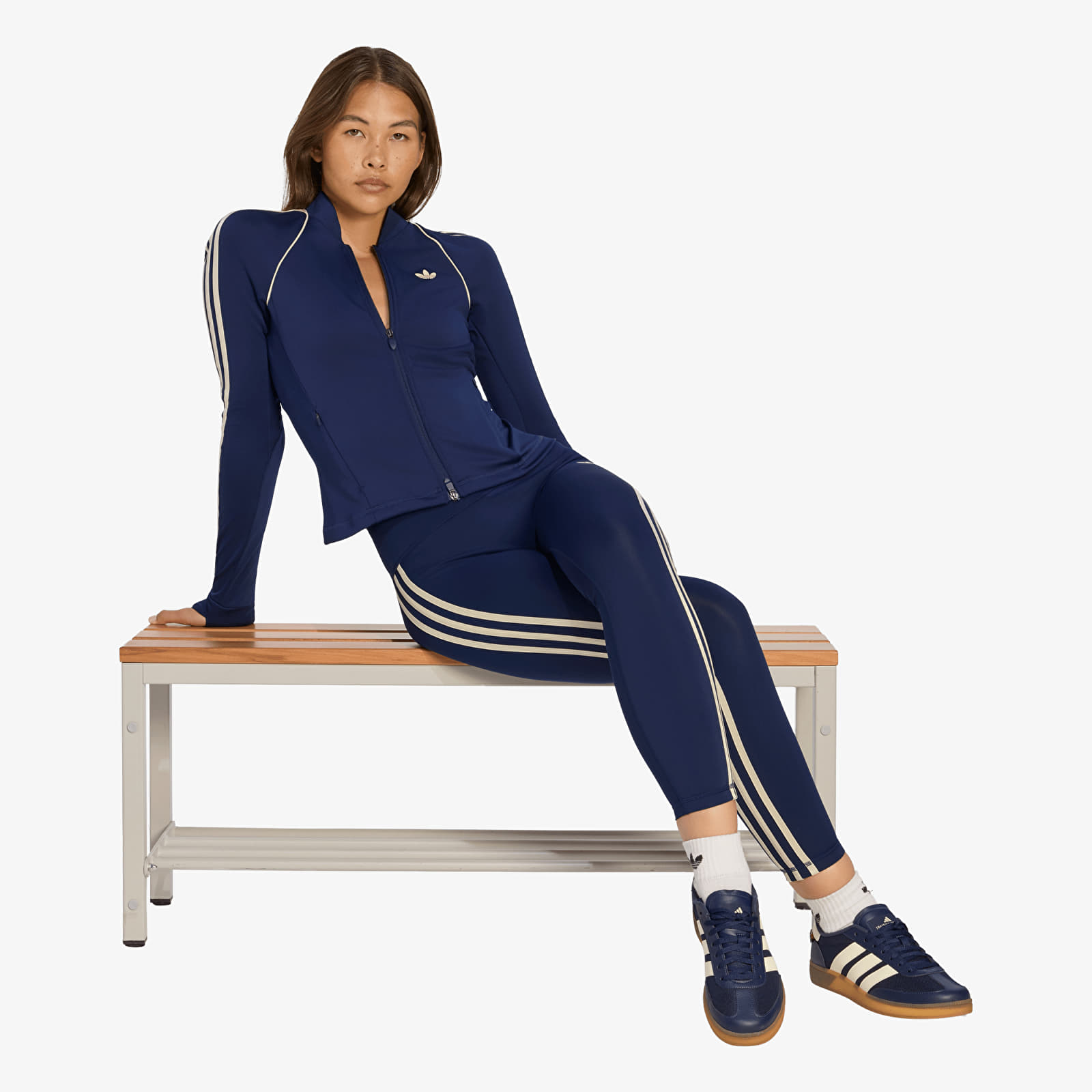 Kapucnis pulóverek és pulcsik adidas Originals Sport Superstar Midlayer Night Indigo