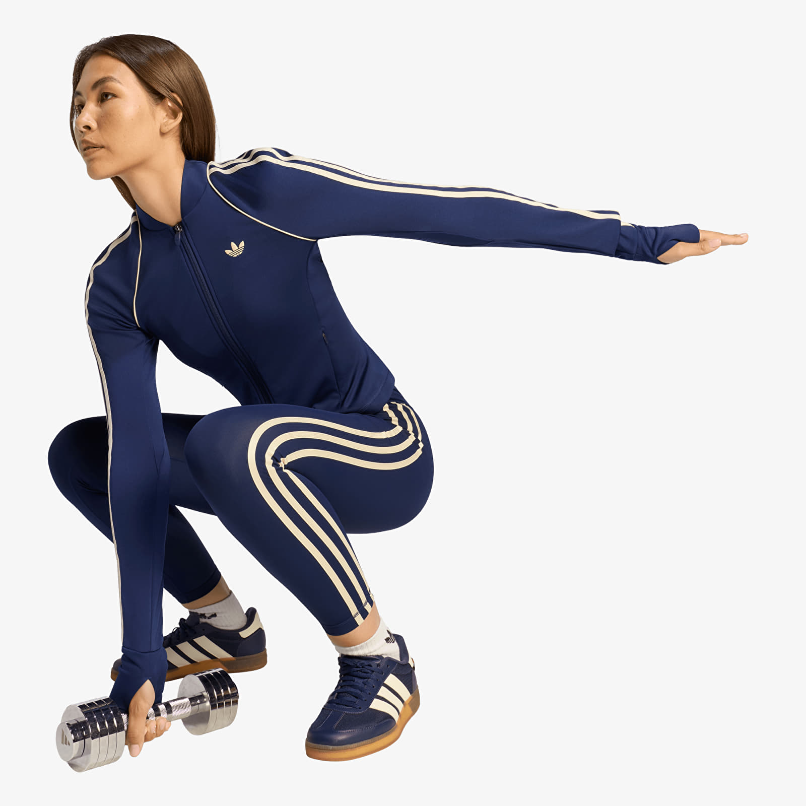 Kapucnis pulóverek és pulcsik adidas Originals Sport Superstar Midlayer Night Indigo