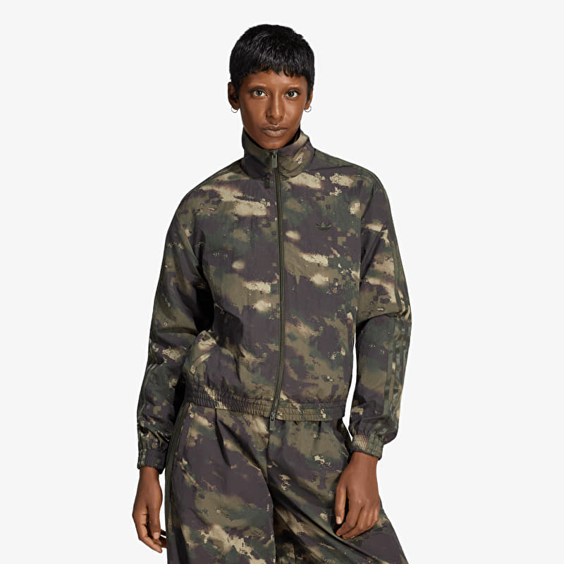adidas Badigirl Camouflage Loose Track Top Night Cargo/ Aurora Coffee/ Olive Strata