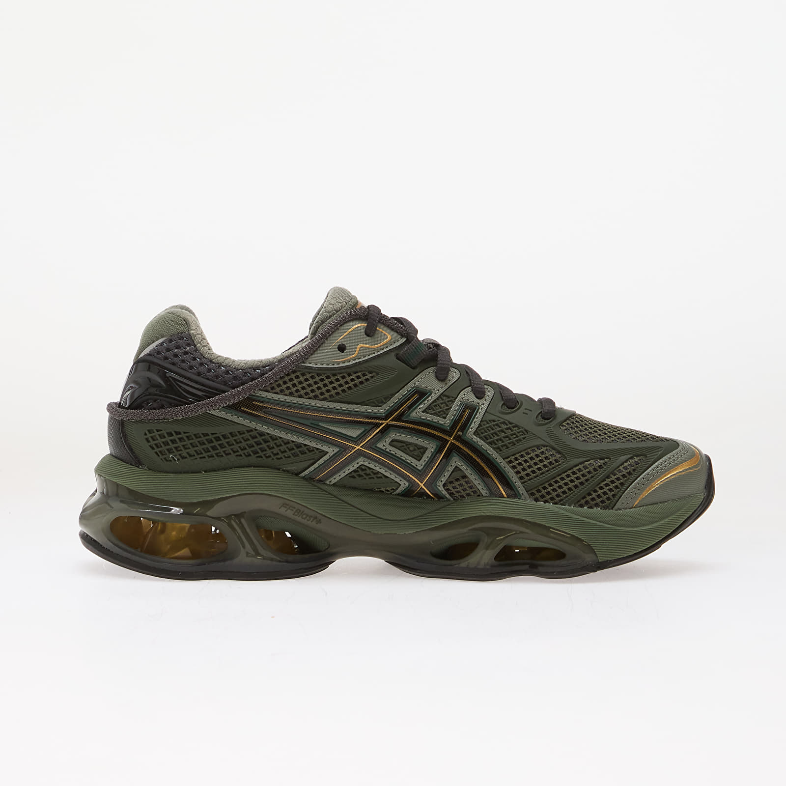 Chaussures et baskets homme Asics Gel-Kinetic 2.0 Obsidian Grey/ Olive Canvas