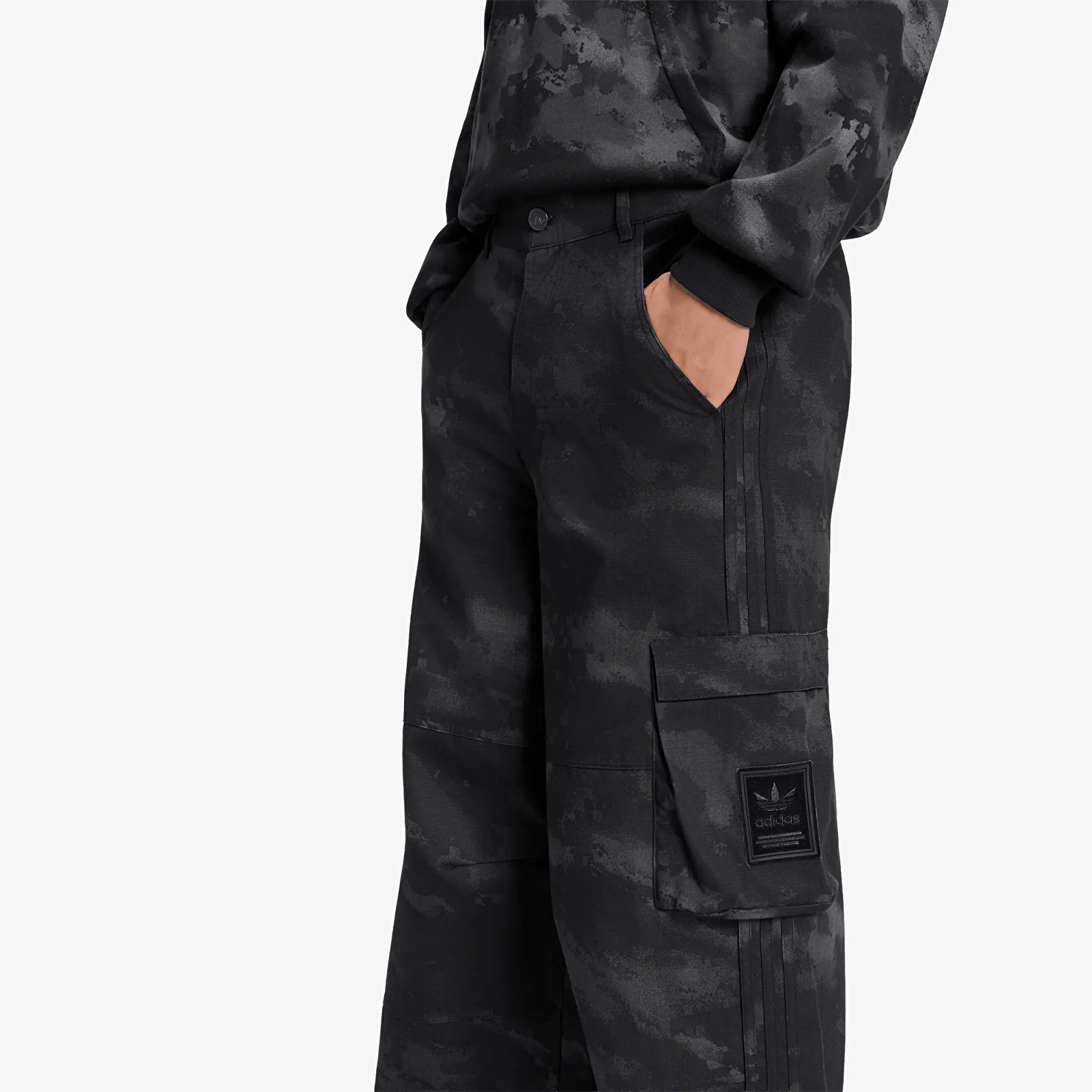 Hosen adidas Camo Pants Black