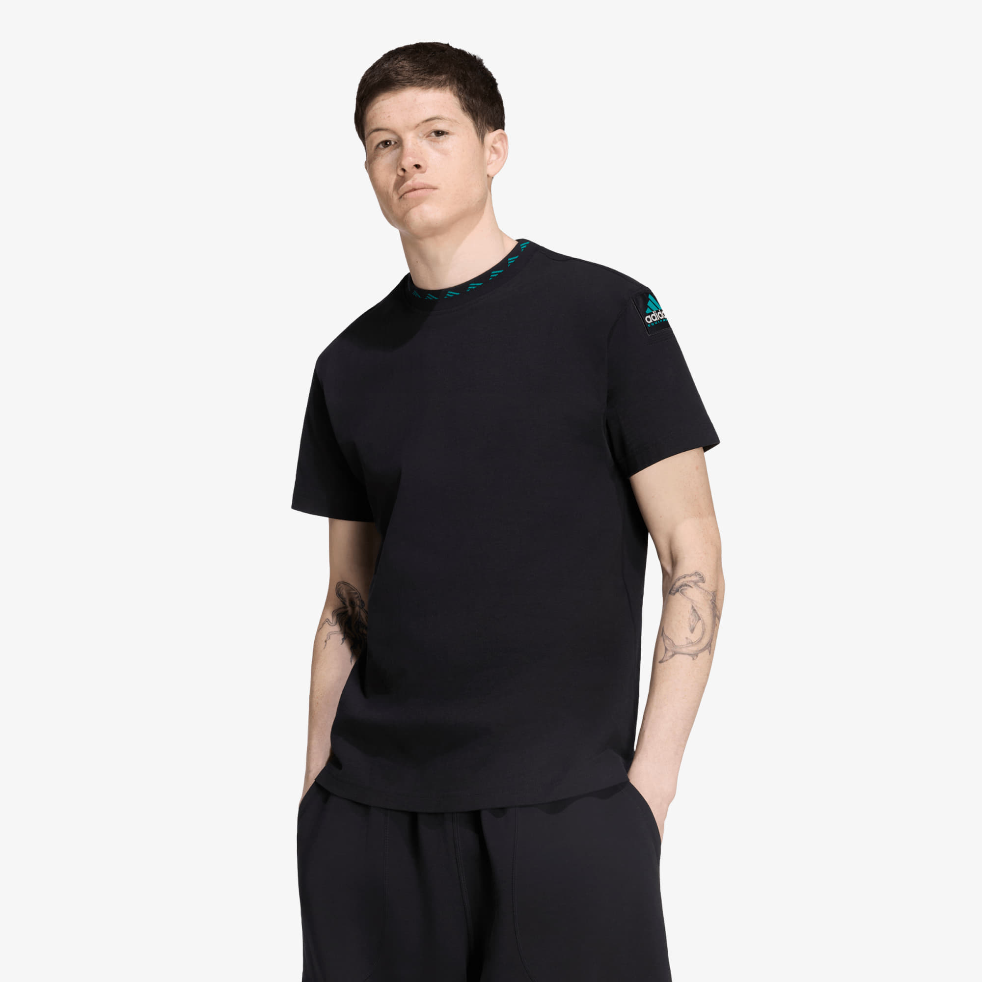 Tričko adidas Equipment Logo Tee Black M