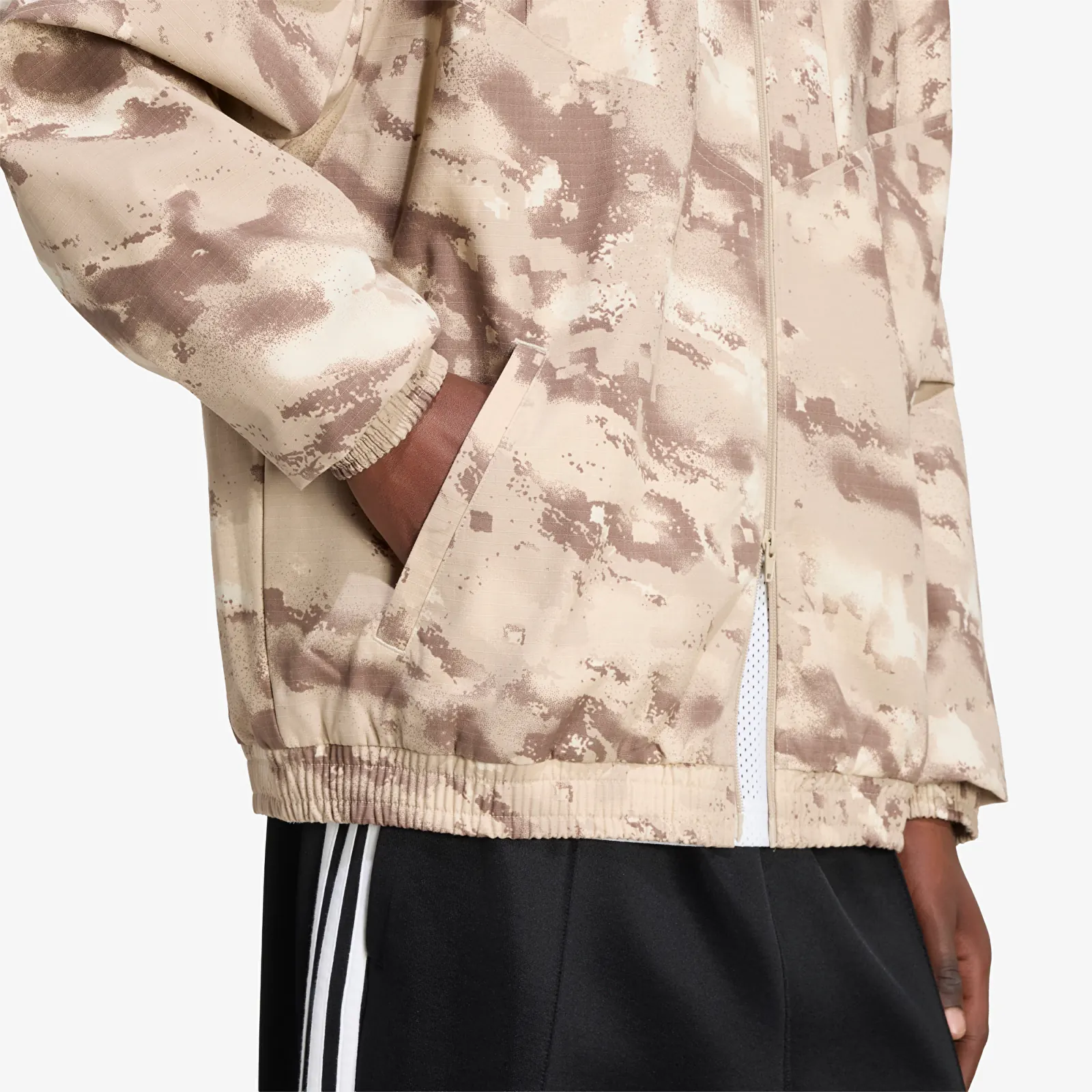 Jackets adidas Camo Cutline Track Top Khaki Three