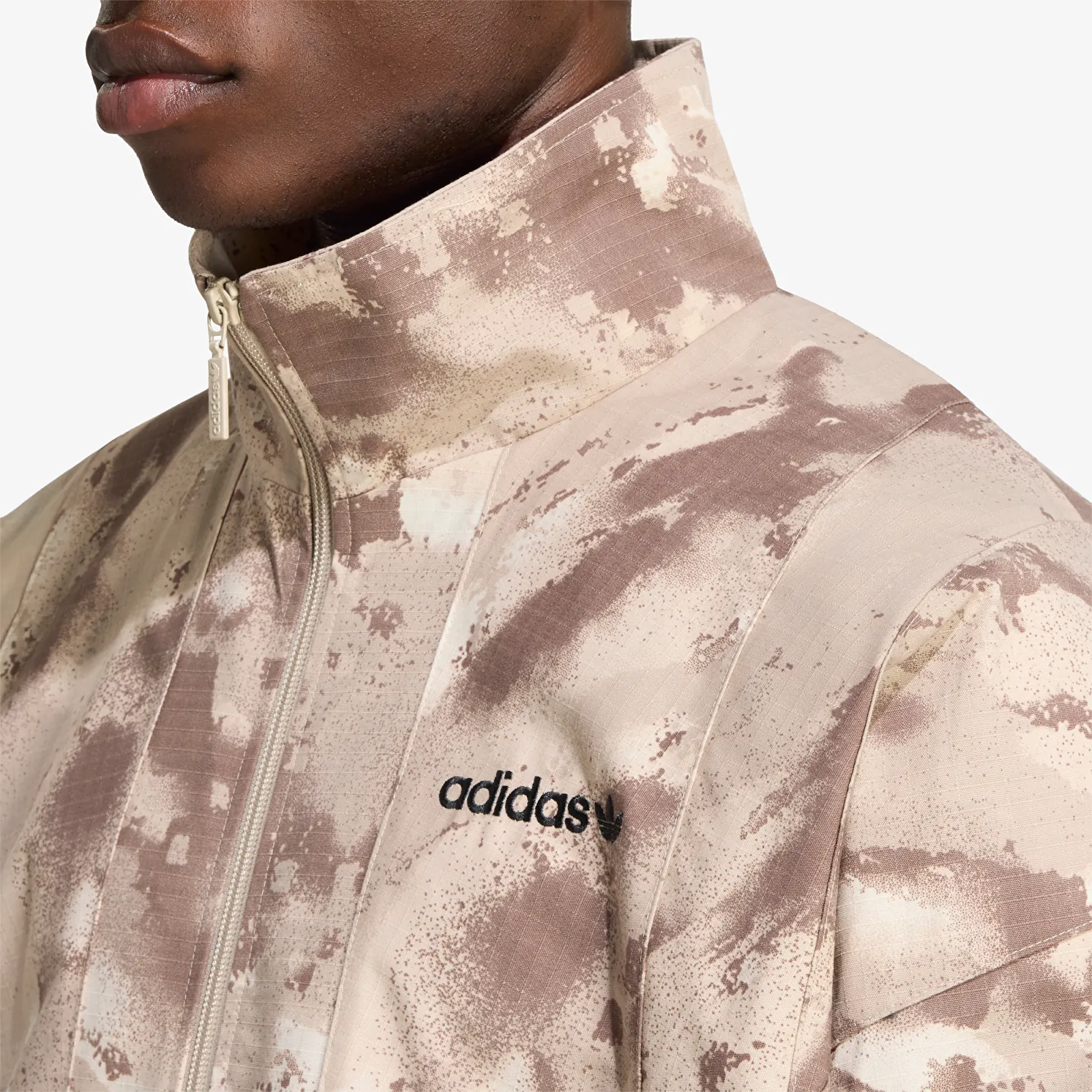 Jackets adidas Camo Cutline Track Top Khaki Three