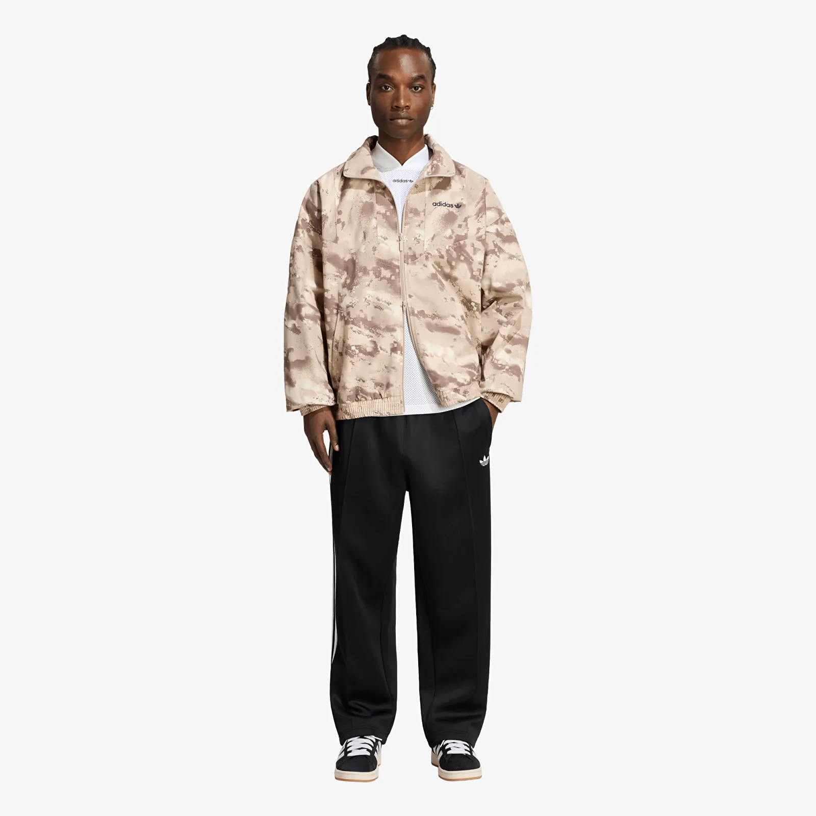 Jackets adidas Camo Cutline Track Top Khaki Three
