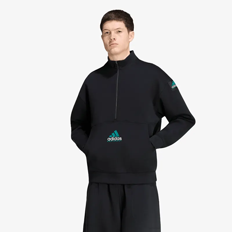Sweatshirt adidas Equipment Spacer Half-zip Black