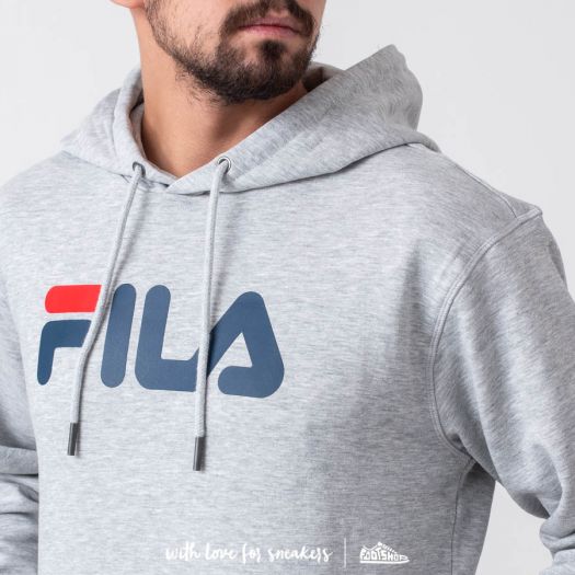 Grey fila hoodie outlet