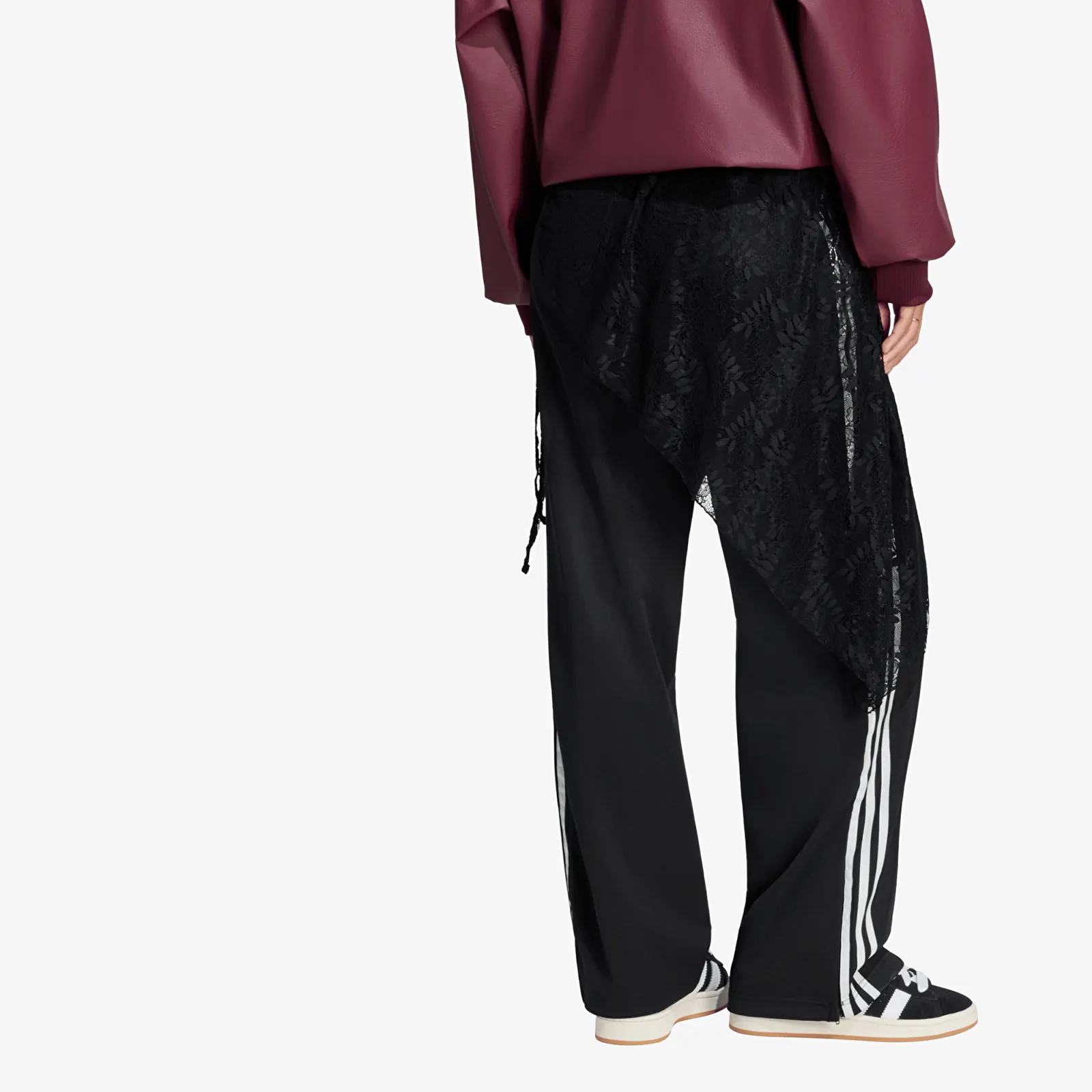 Jogger Pants adidas 2In1 Firebird Loose Track Pants With Lace Skirt Black