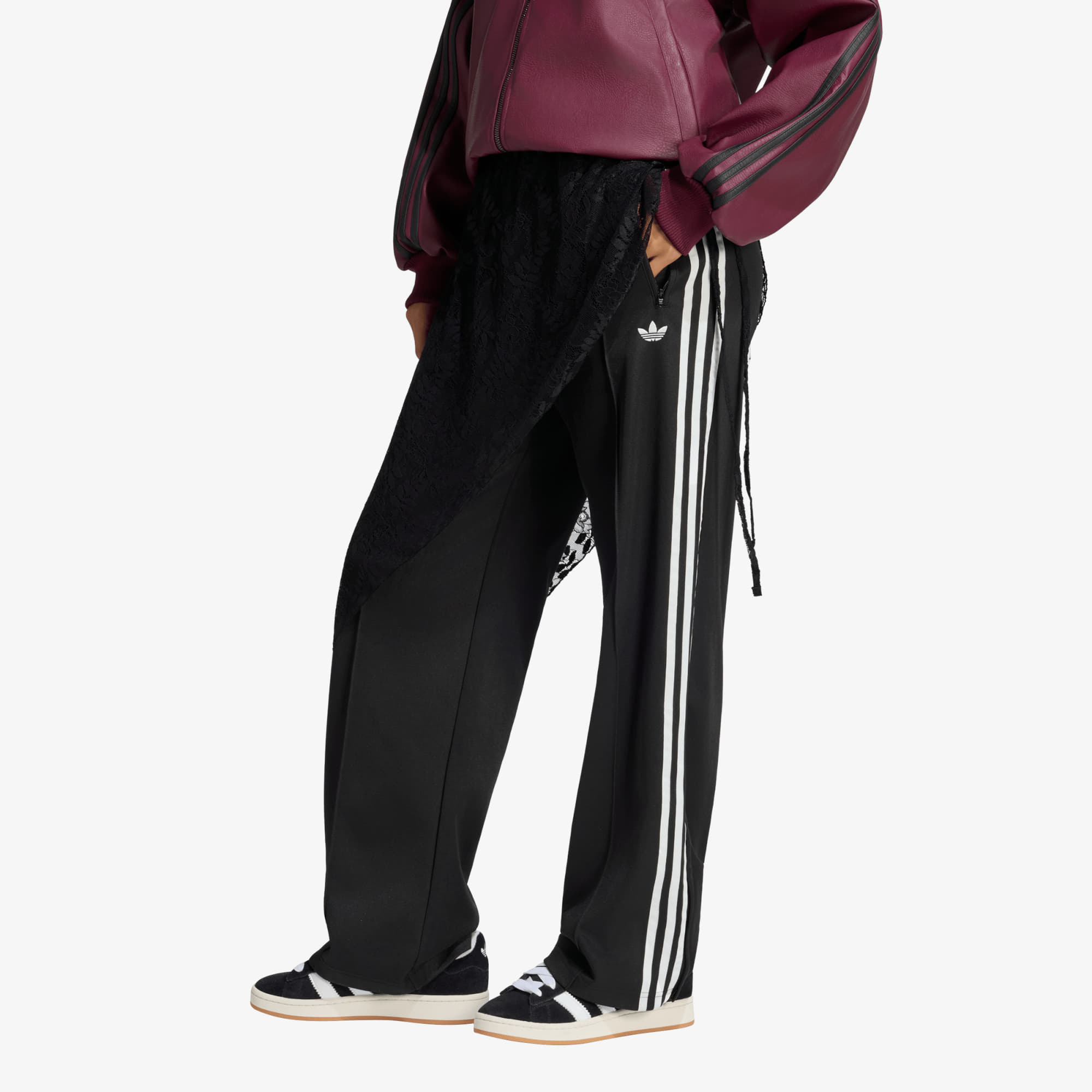 Потници adidas 2In1 Firebird Loose Track Pants With Lace Skirt Black XS