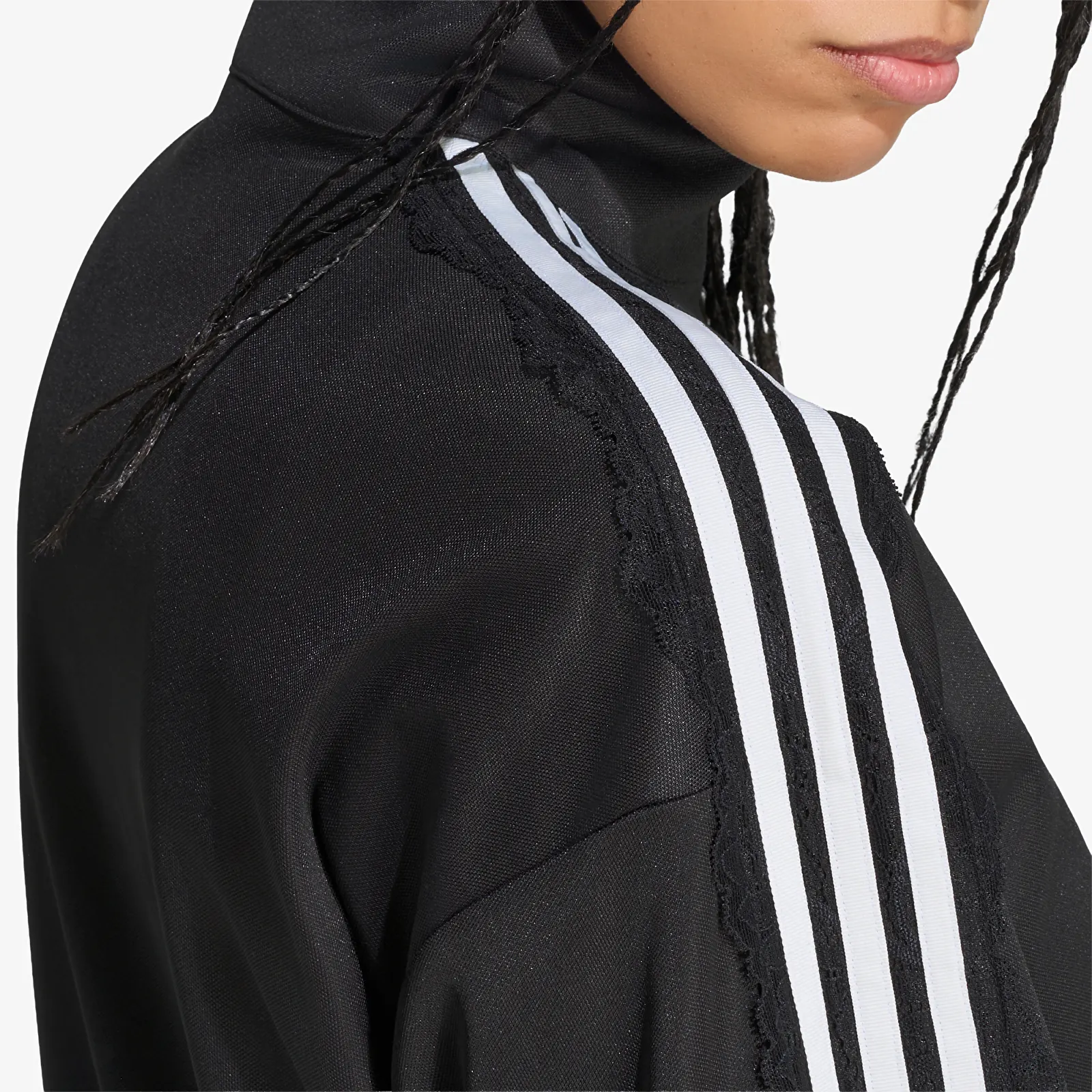 Geci adidas Lace Oversized Archive Track Top Black