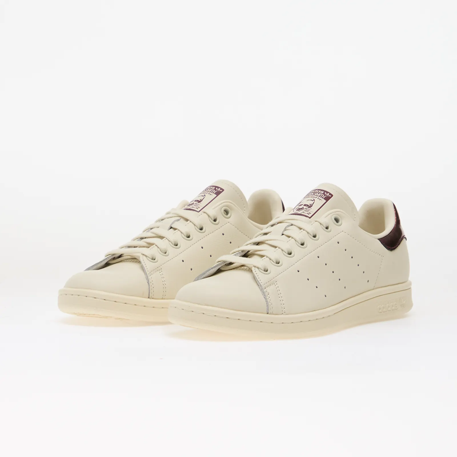 Damen Sneaker und Schuhe adidas Stan Smith Off White/ Maroon/ Gold Met.