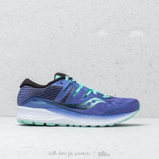 Damen Sneaker und Schuhe Saucony Ride ISO Violet Black Aqua Footshop