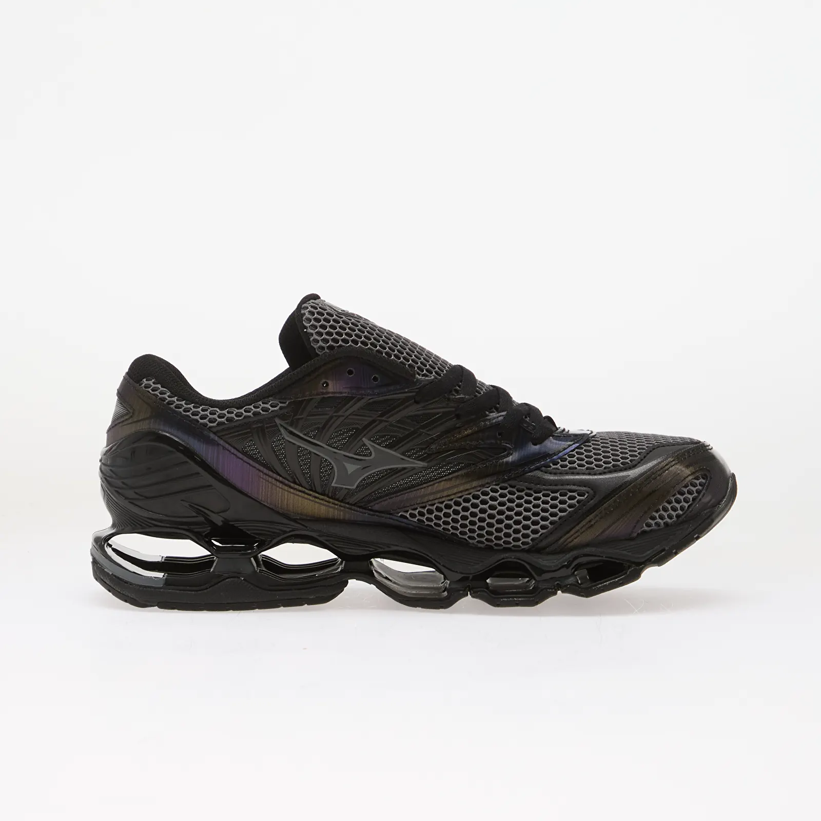 Miesten kengät Mizuno Wave Prophecy LS 'Lenticular' Black Sand/ Iron Gate/ Black