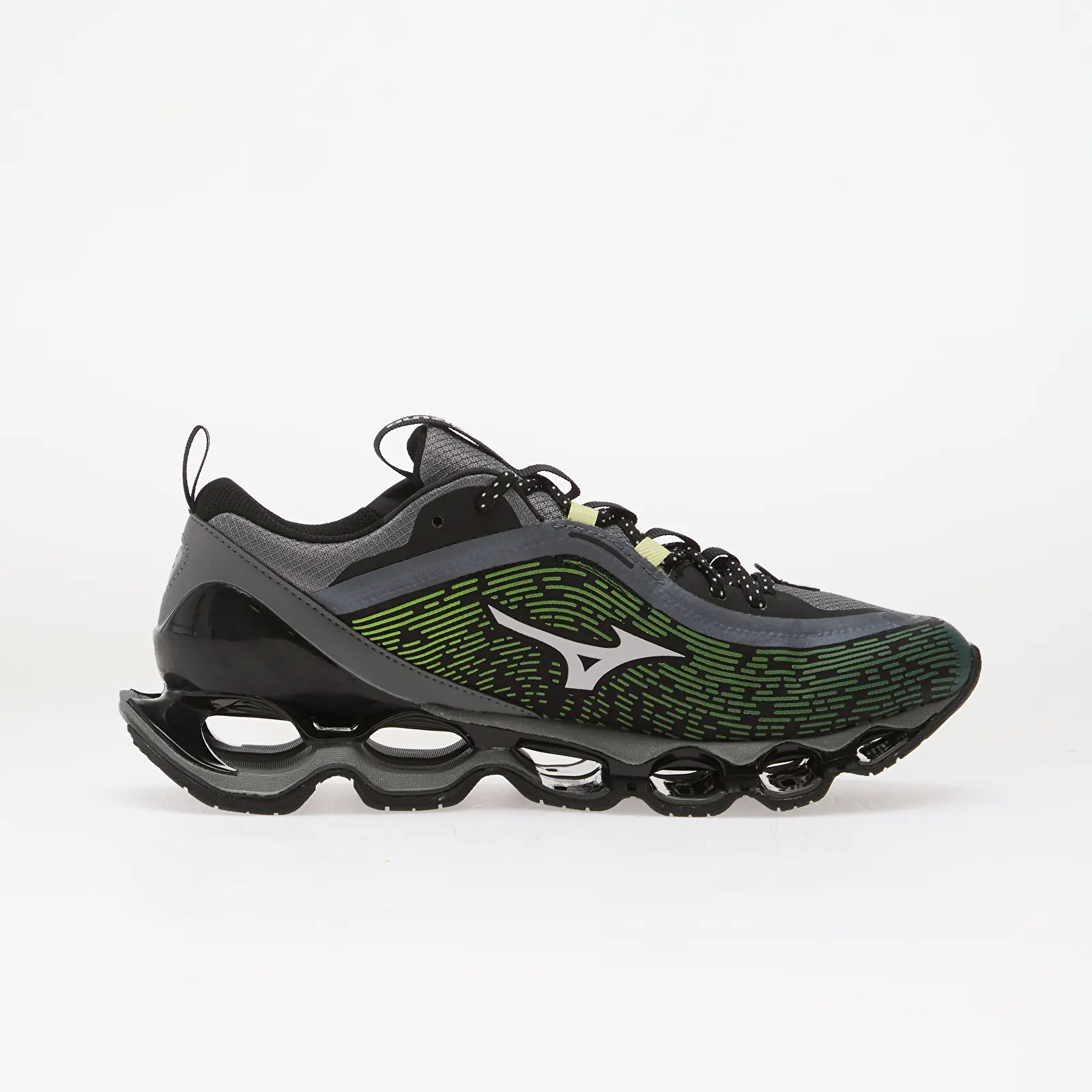 Pánské tenisky a boty Mizuno Wave Prophecy 13.2 Green Glow/ Cloudscape/ Quiet Shade