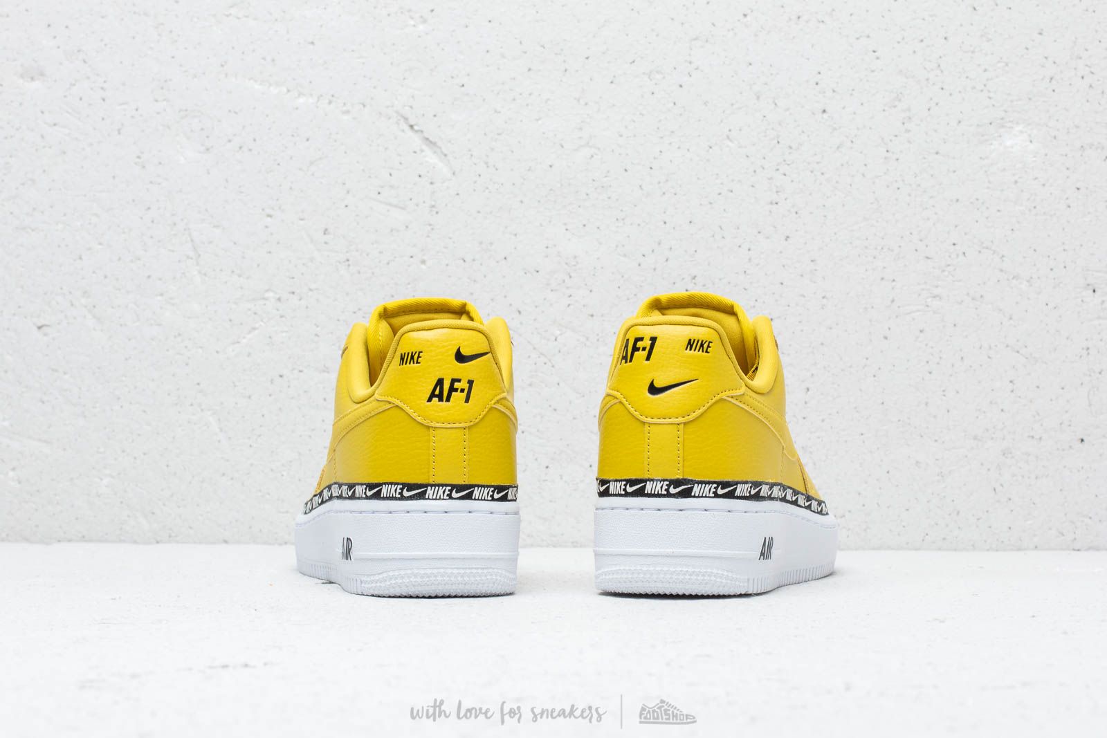 Nike air force 1 07 deals white bright citron