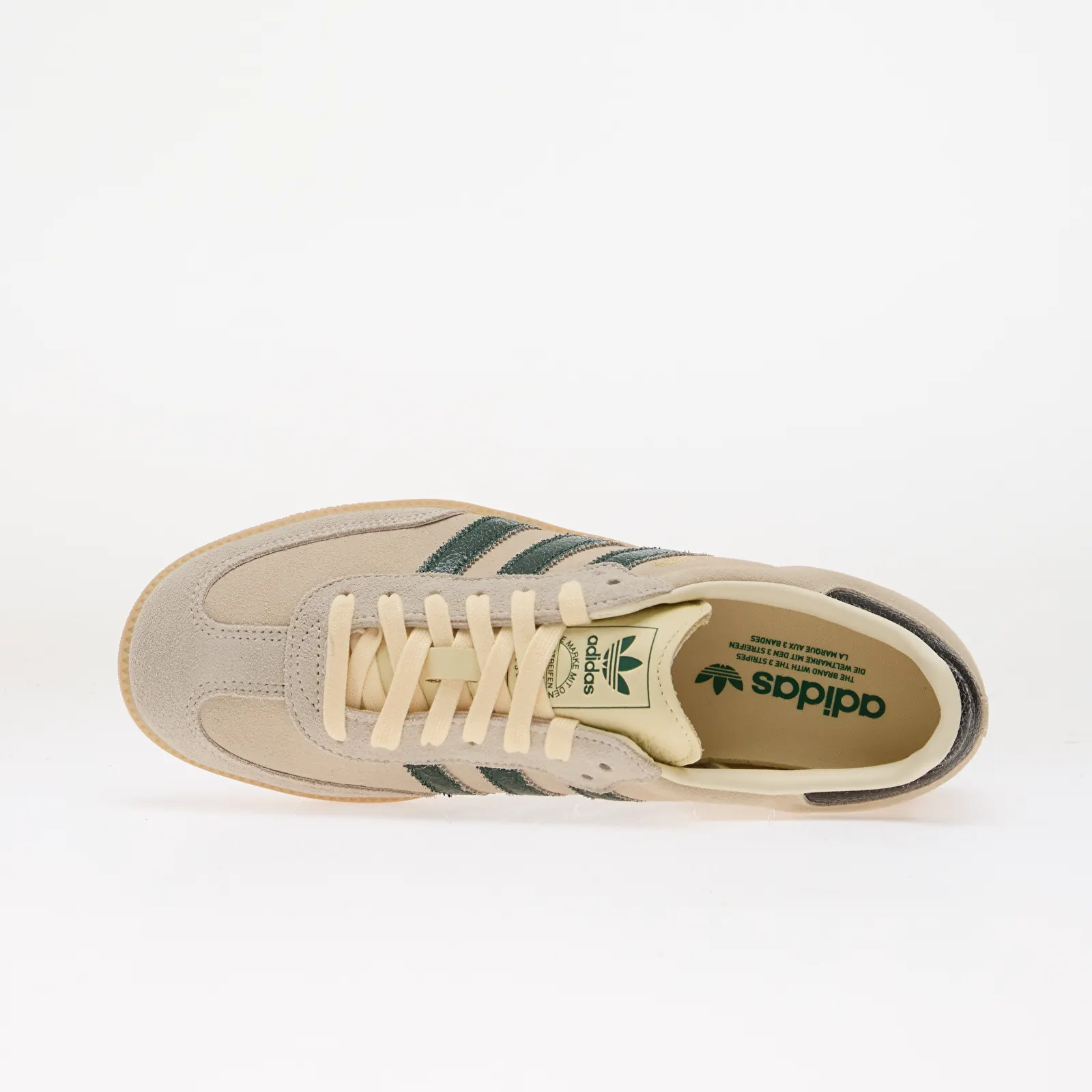 Men's shoes adidas Samba OG Cream White/ Collegiate Green/ Magic Beige