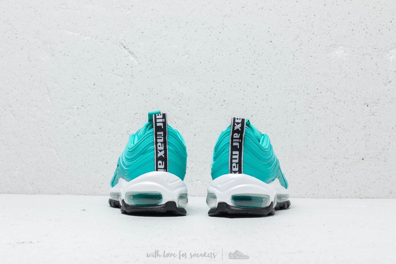 Air max 97 trainers top hyper jade black white