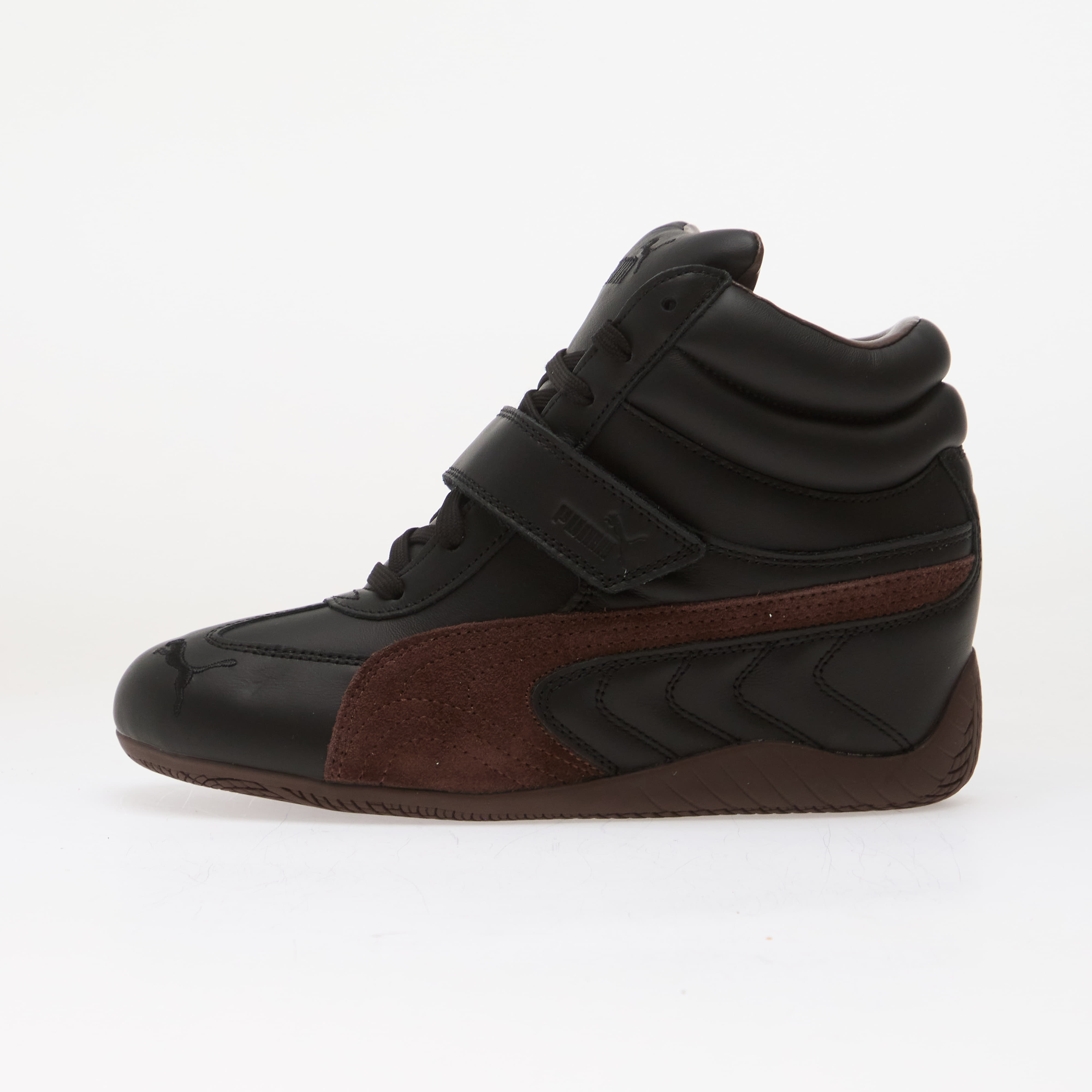 Puma Speedcat Wedge Lth Wns Puma Black/ Chocolate Brown 10