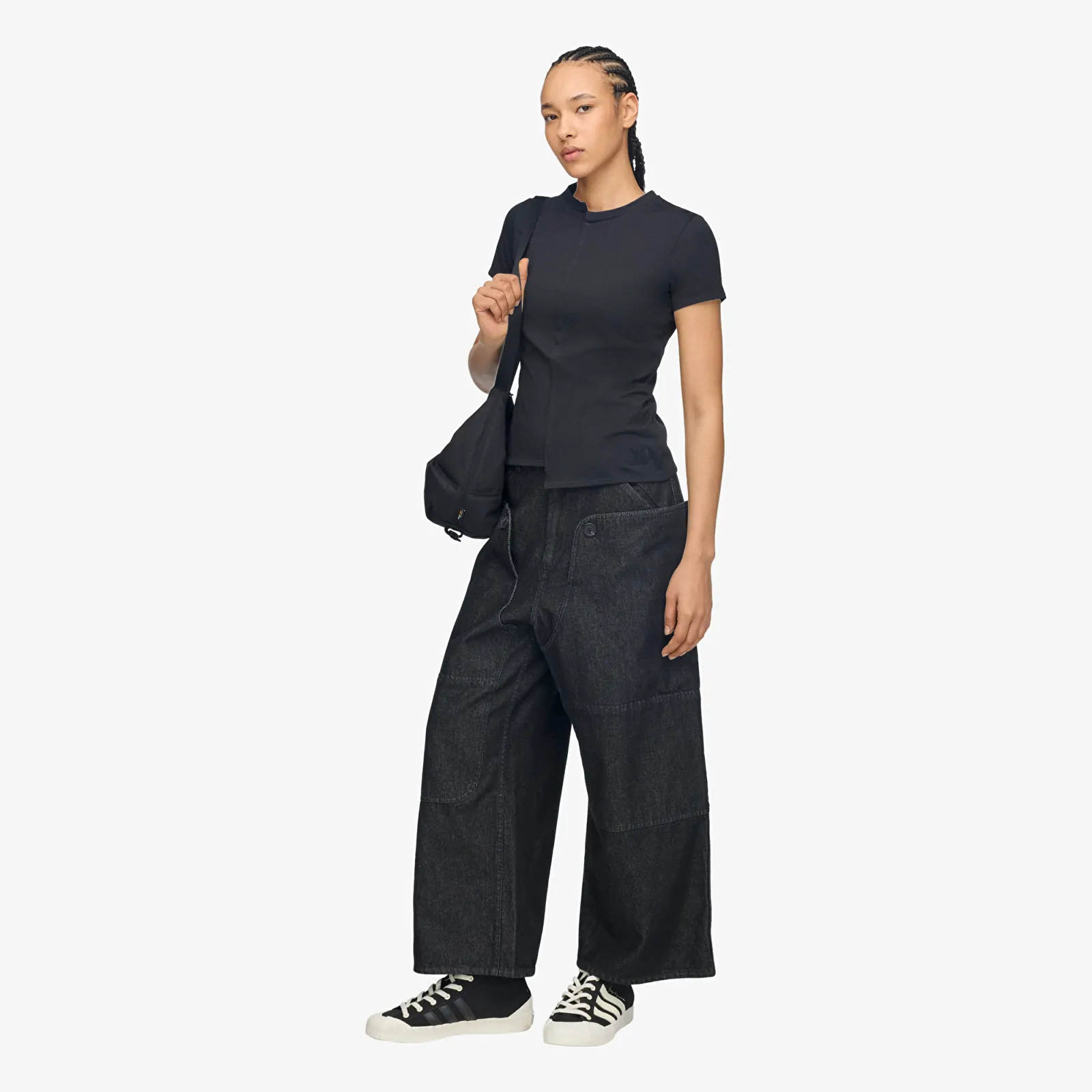 Majice i košulje Y-3 Fitted Short Sleeve Tee Black