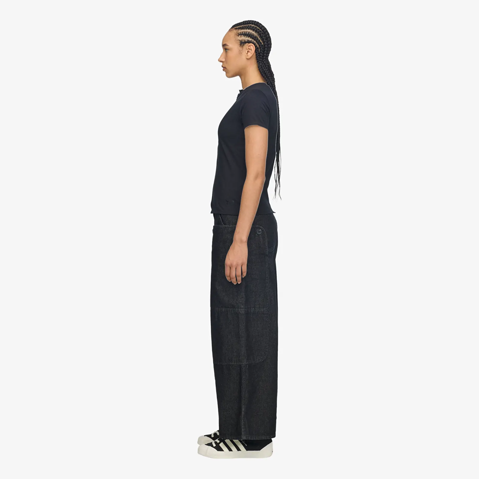 Majice i košulje Y-3 Fitted Short Sleeve Tee Black