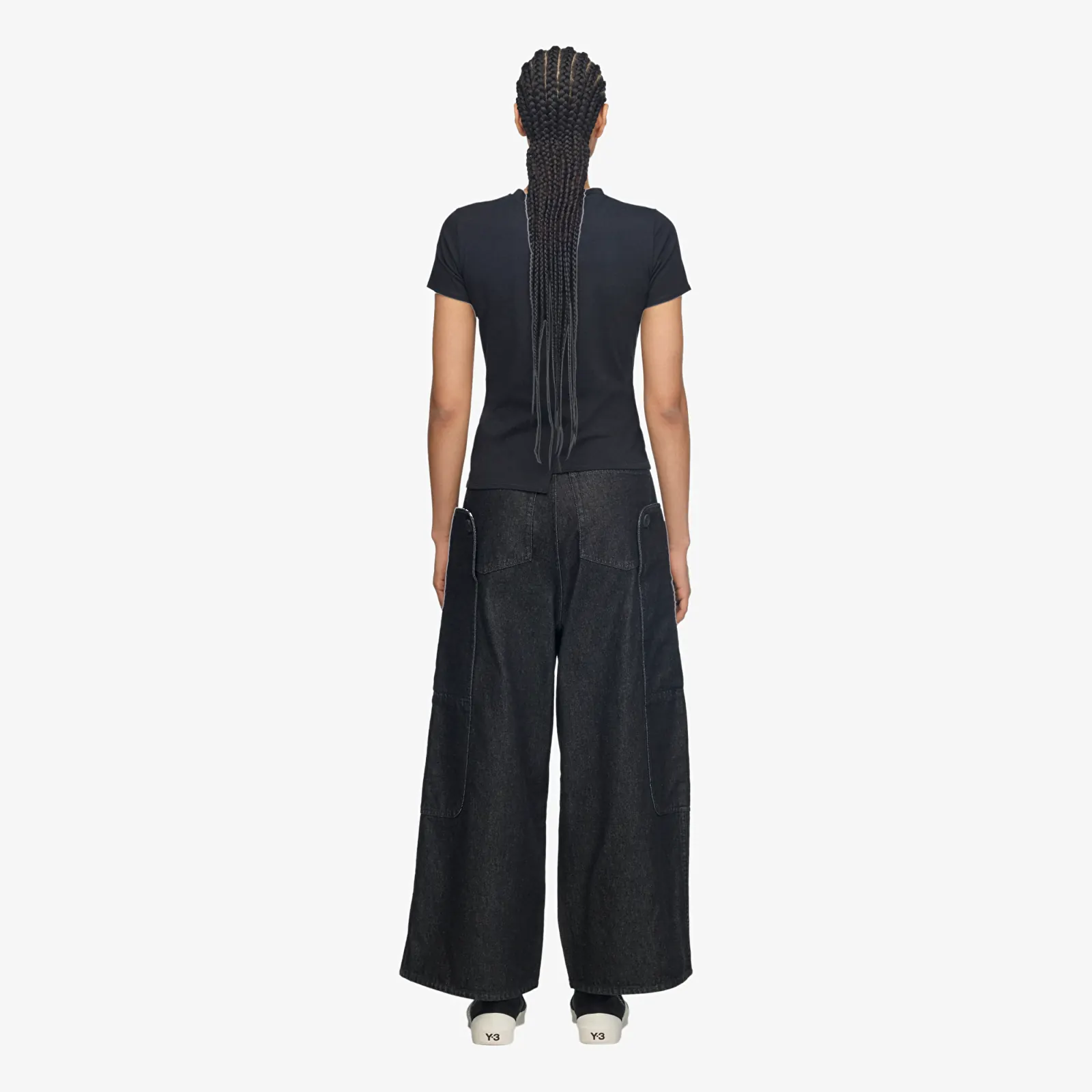 Majice i košulje Y-3 Fitted Short Sleeve Tee Black