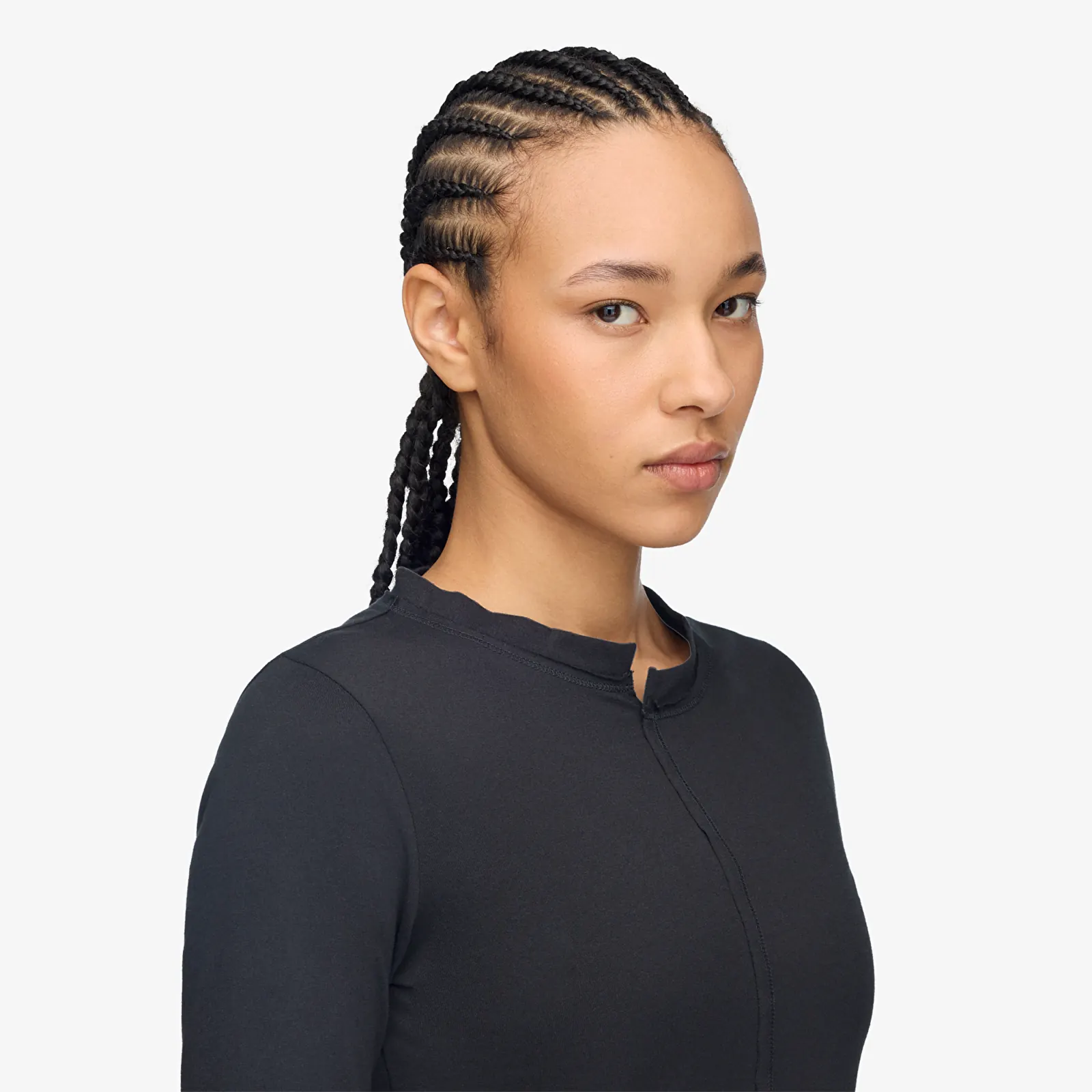 T-shirts Y-3 Fitted Long Sleeve Tee Black