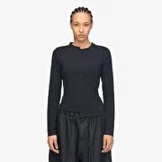Y-3 Fitted Long Sleeve Tee Black